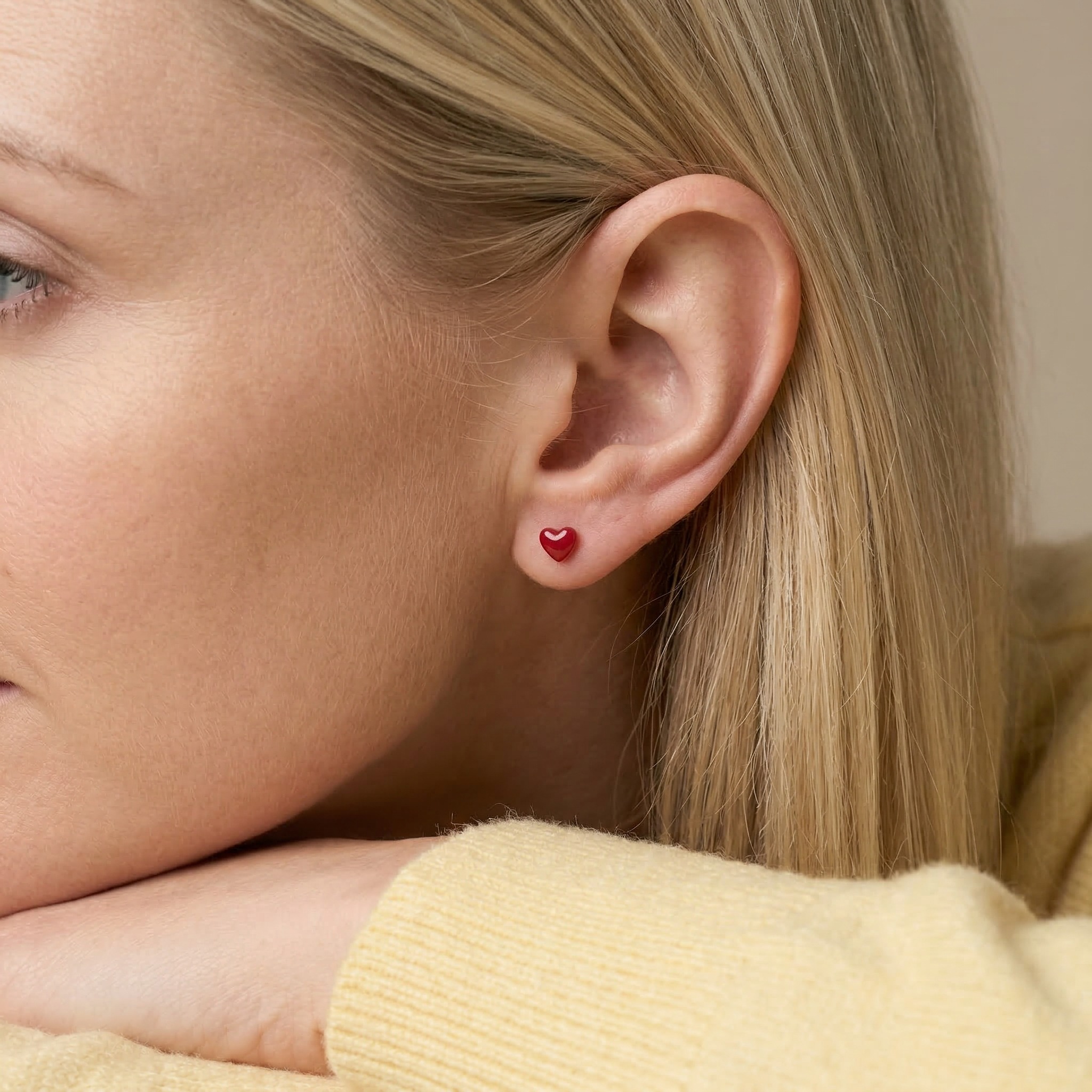 'Mikro heart' auskarai