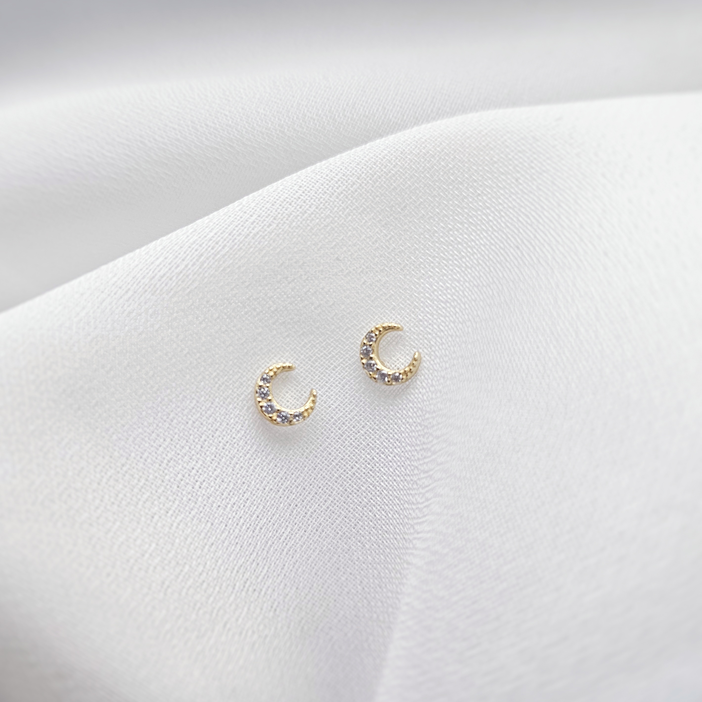 'Moon' auskarai | 925 sidabras 