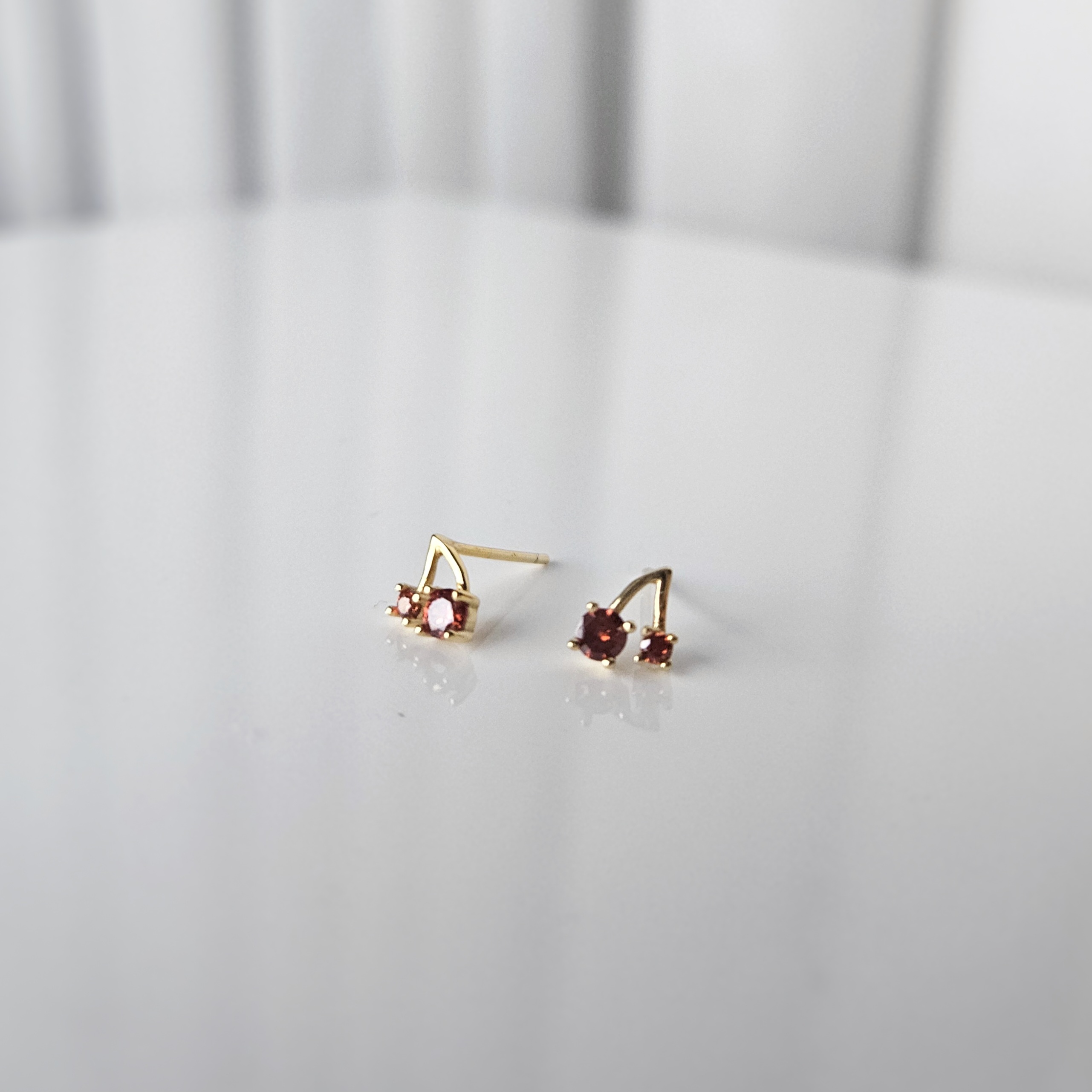 'Cherry' auskarai | 925 sidabras 