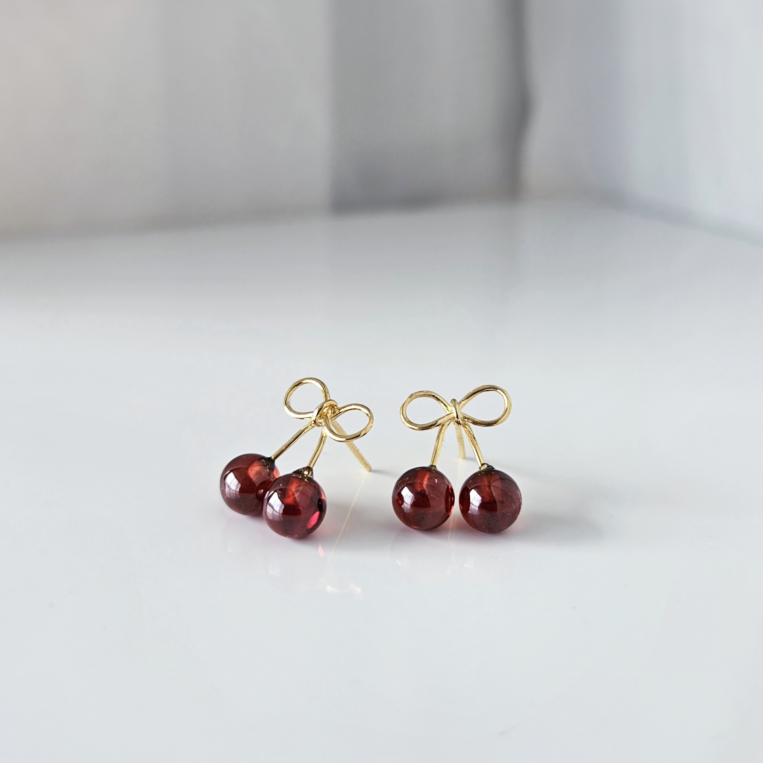 'Cherry II' auskarai | 925 sidabras 
