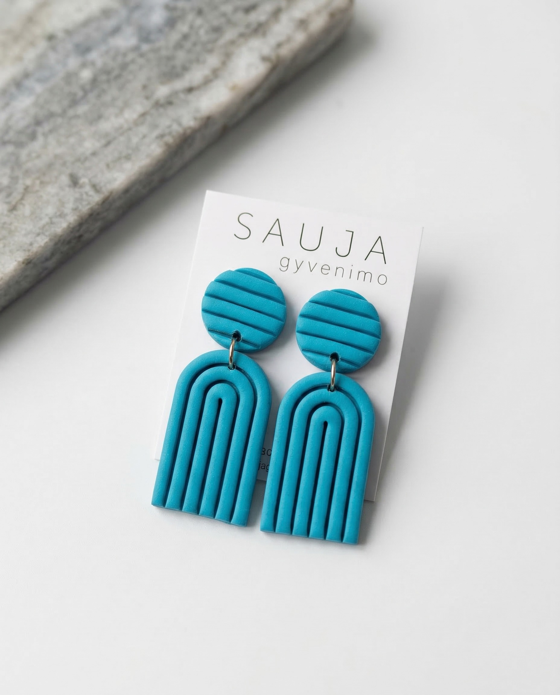 'Stripe color' auskarai