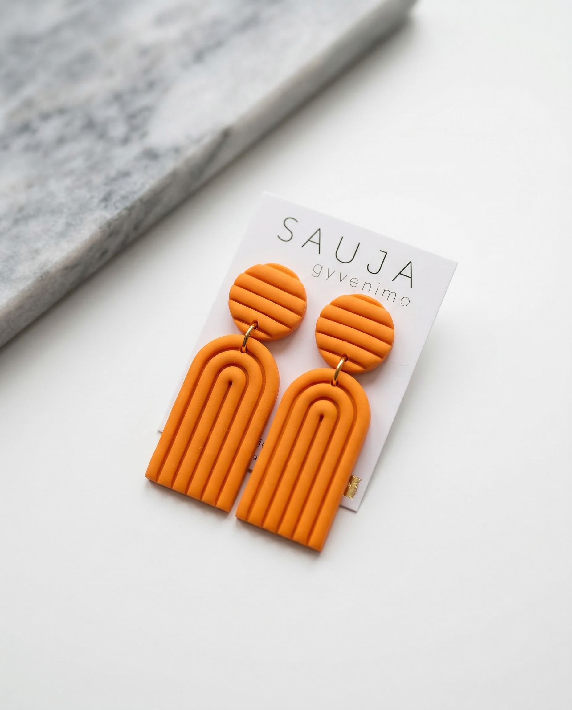 'Stripe color' auskarai