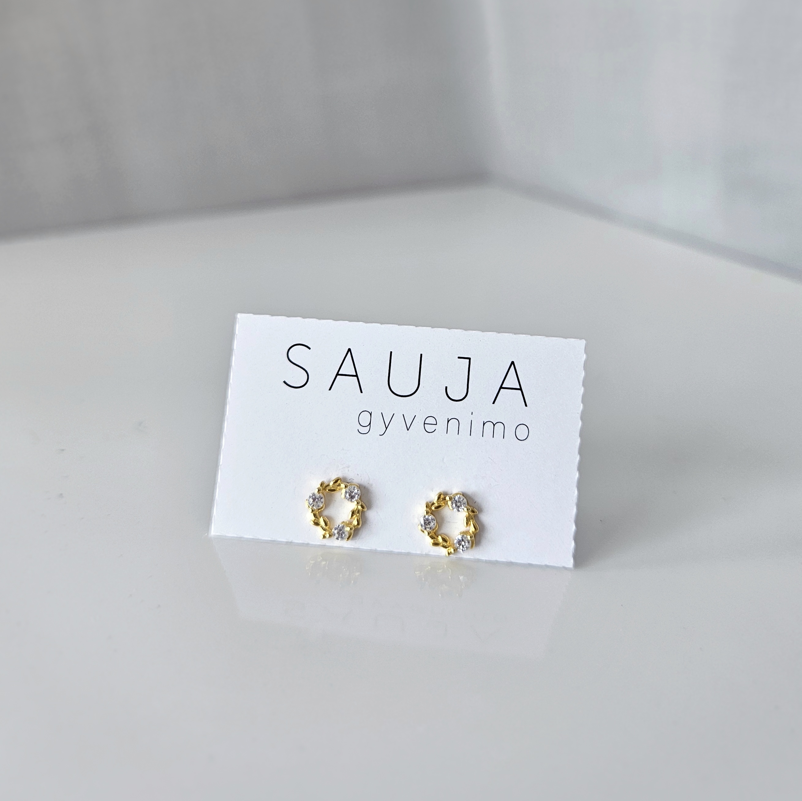 'Round' auskarai | 925 sidabras 