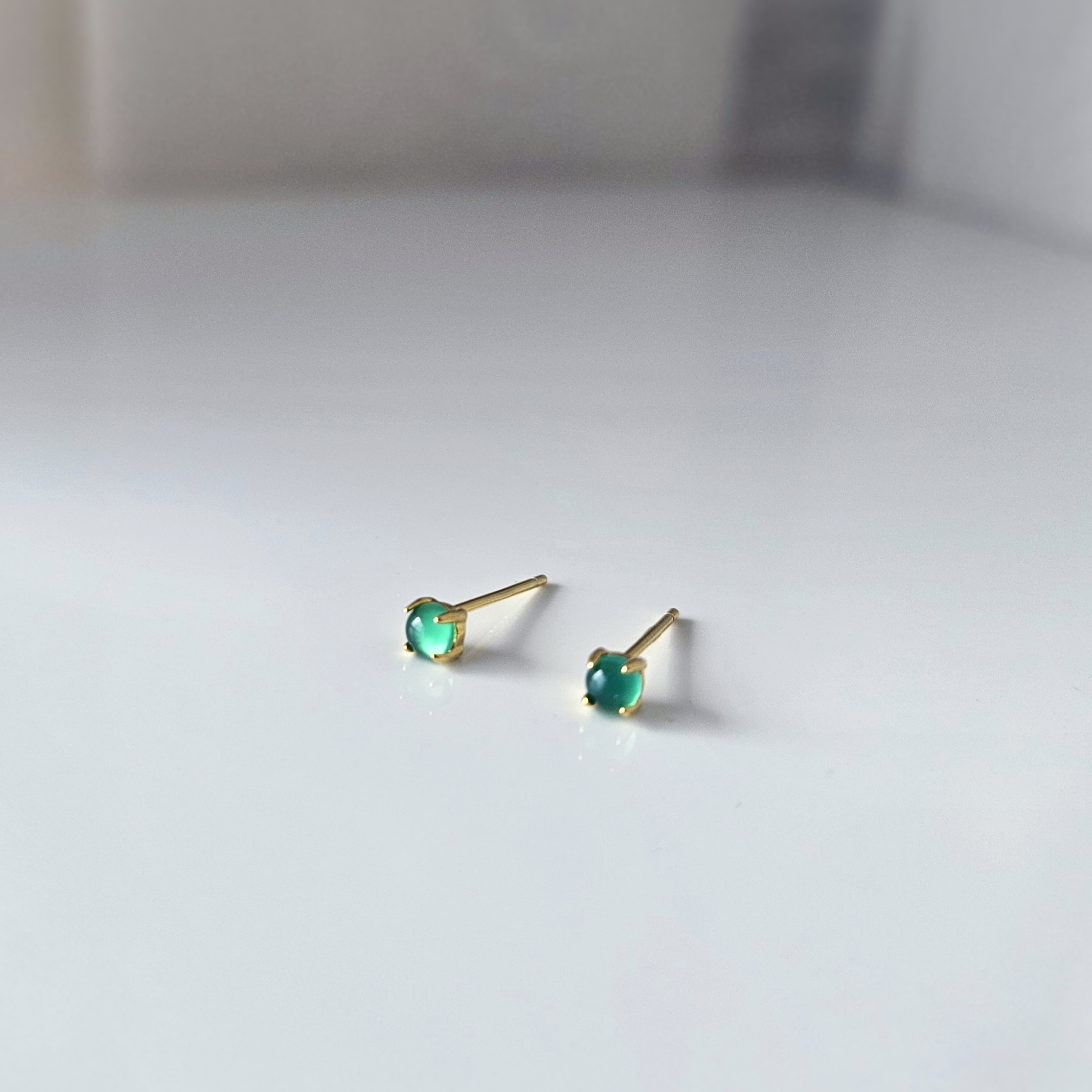 'Green' auskarai | 925 sidabras 