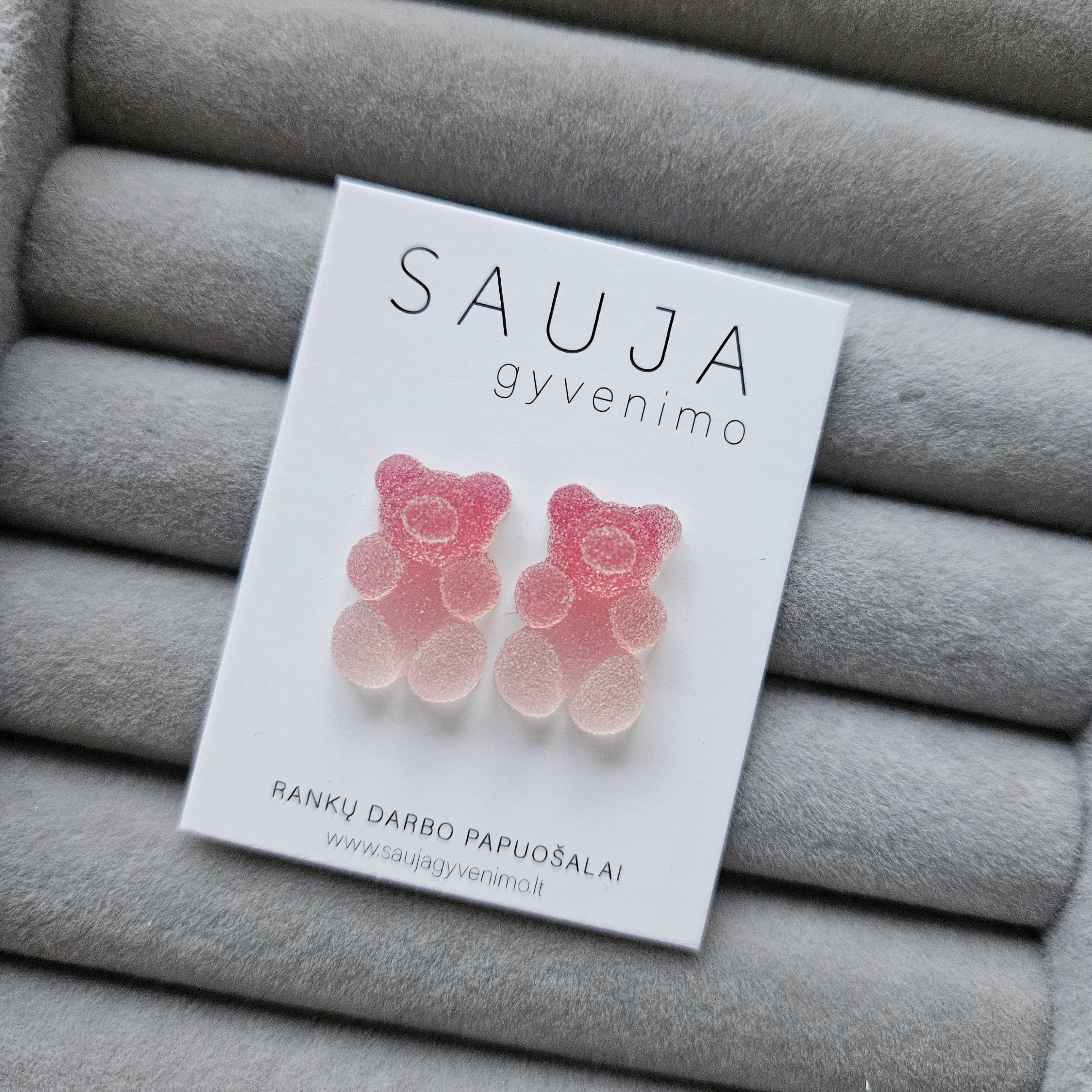 'Gummy bear' auskarai