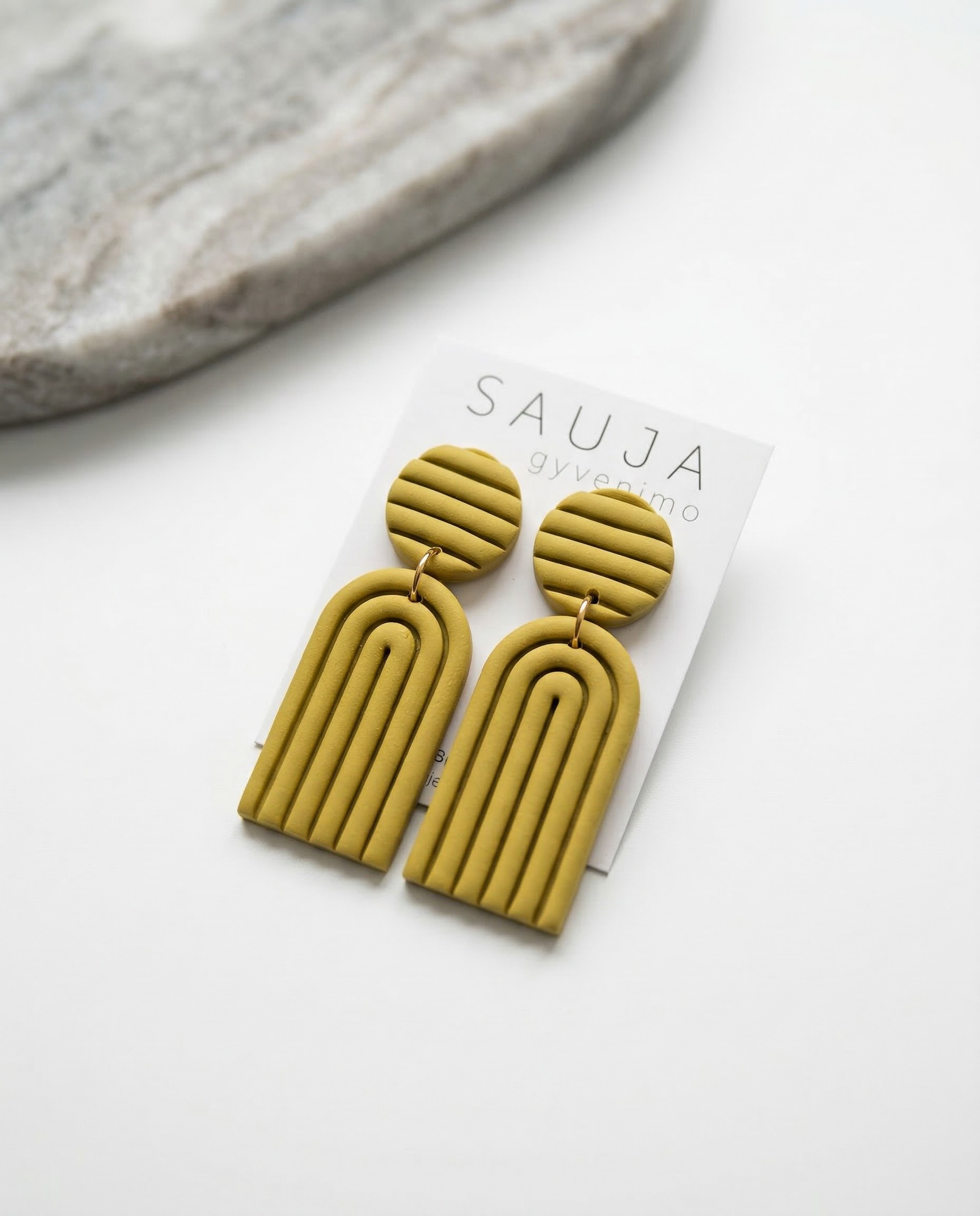 'Stripe color' auskarai