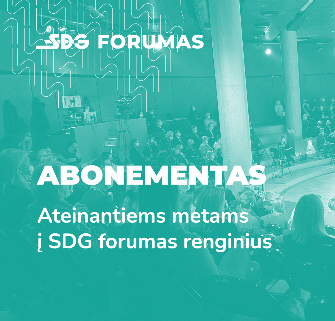 SDG forumas | Abonementas