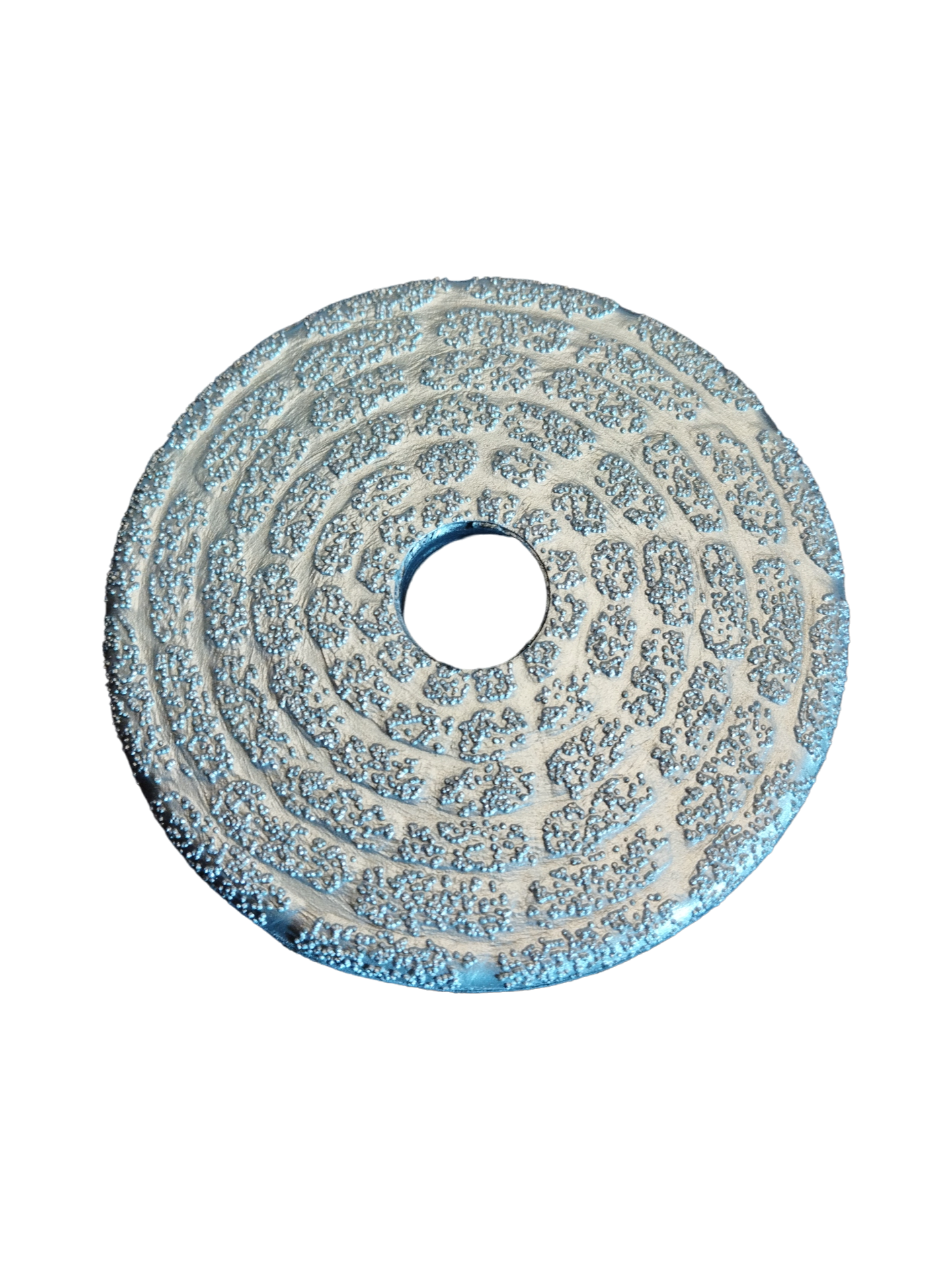 Pad à poncer et polir à velcro matière brasée