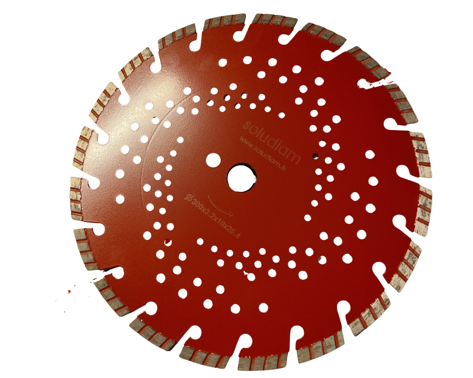 Disque diamanté turbo dry