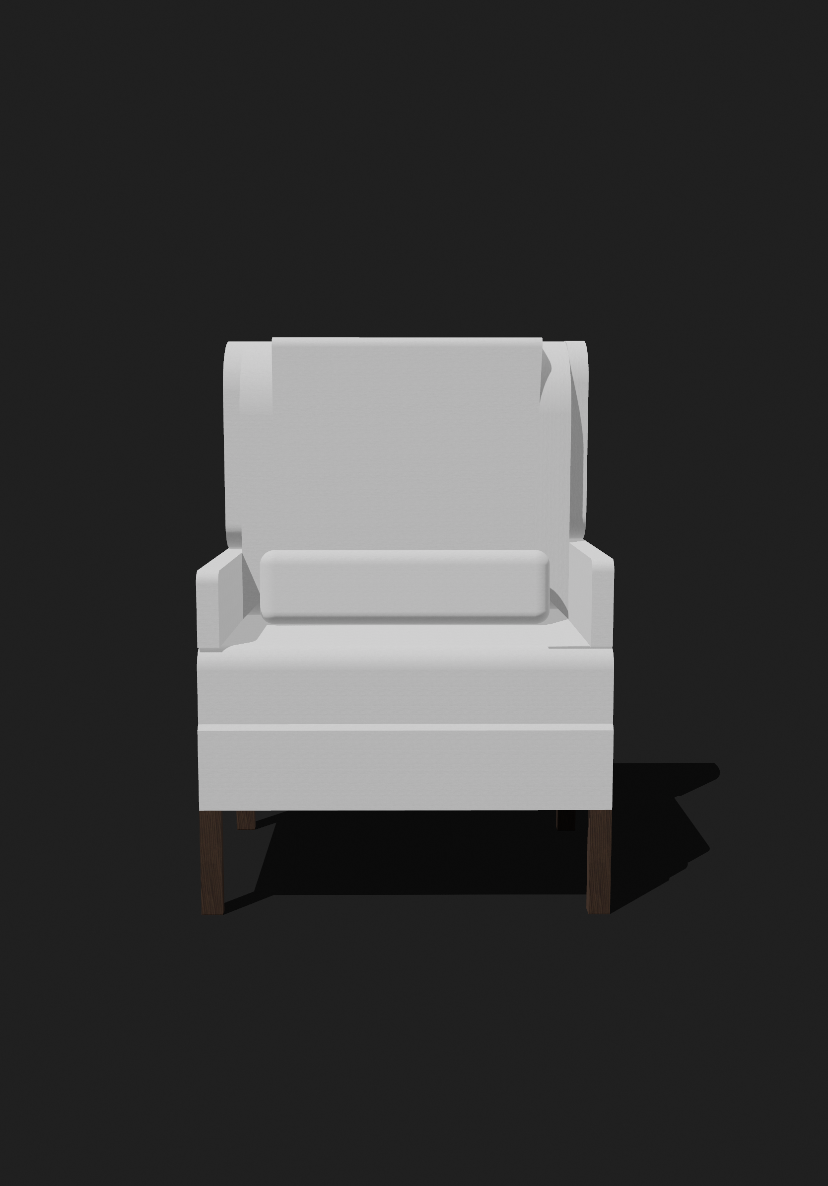 Cotton Chair 3D Object