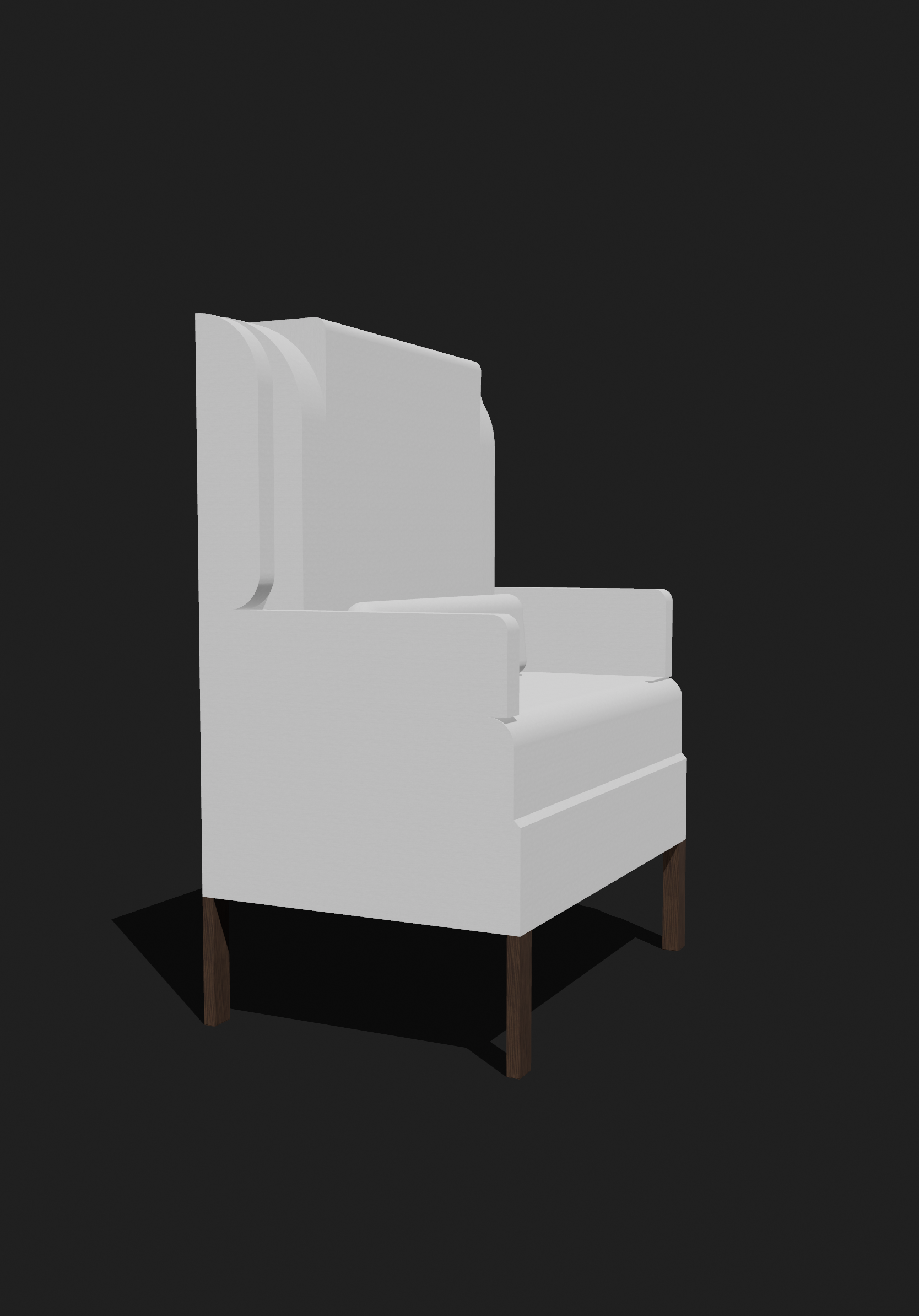 Cotton Chair 3D Object