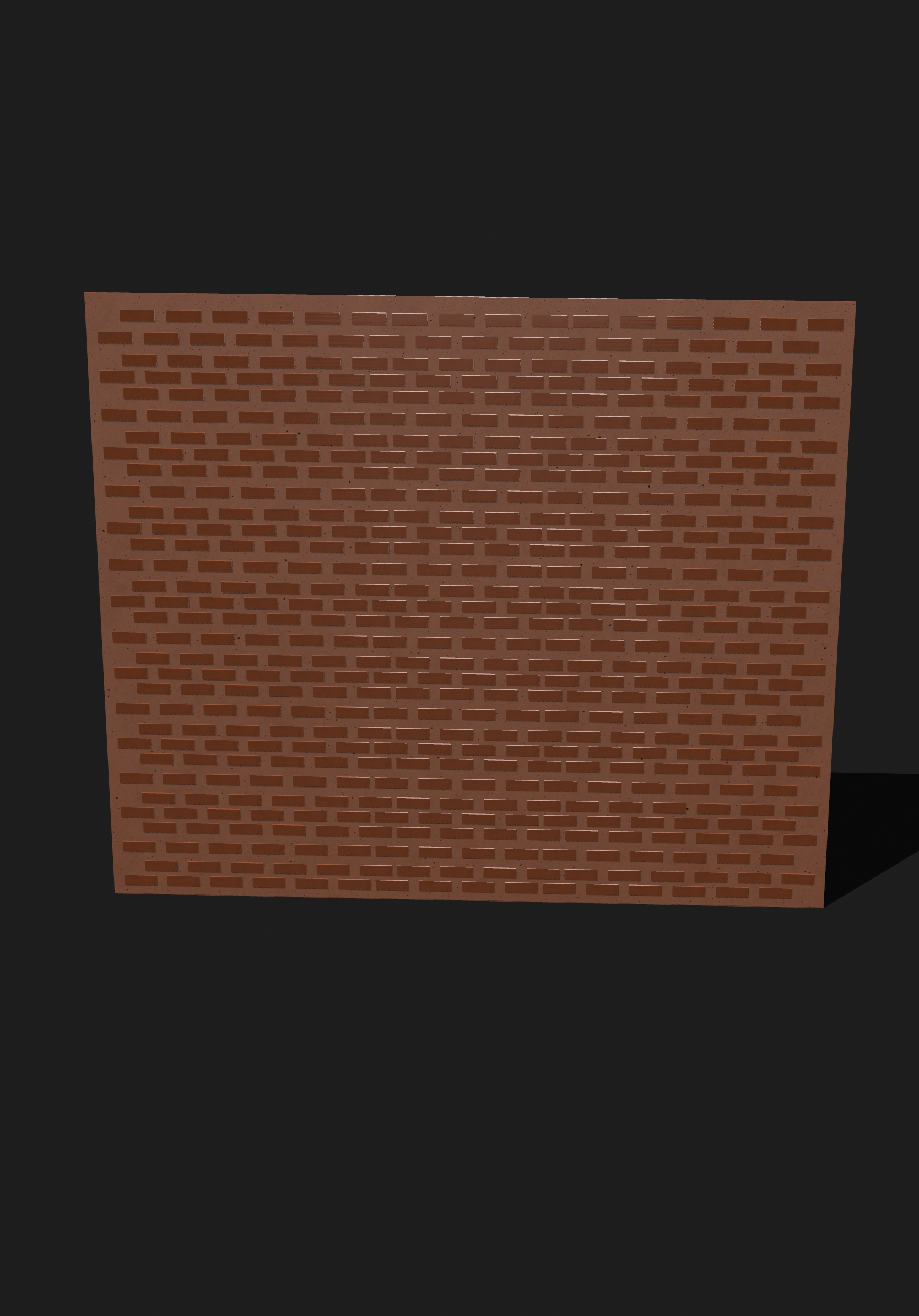 Brick Walk 3D Object 