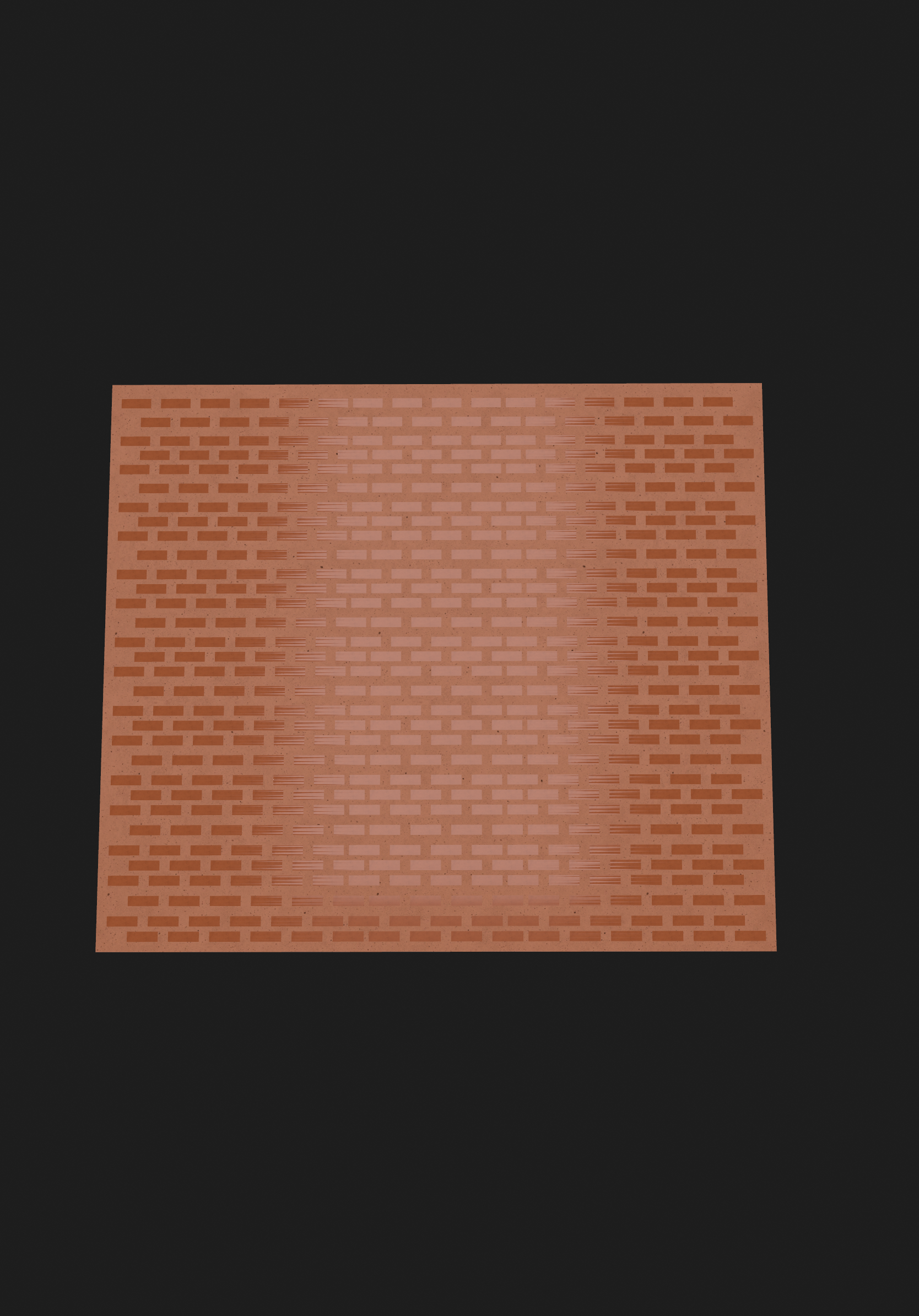 Brick Walk 3D Object 