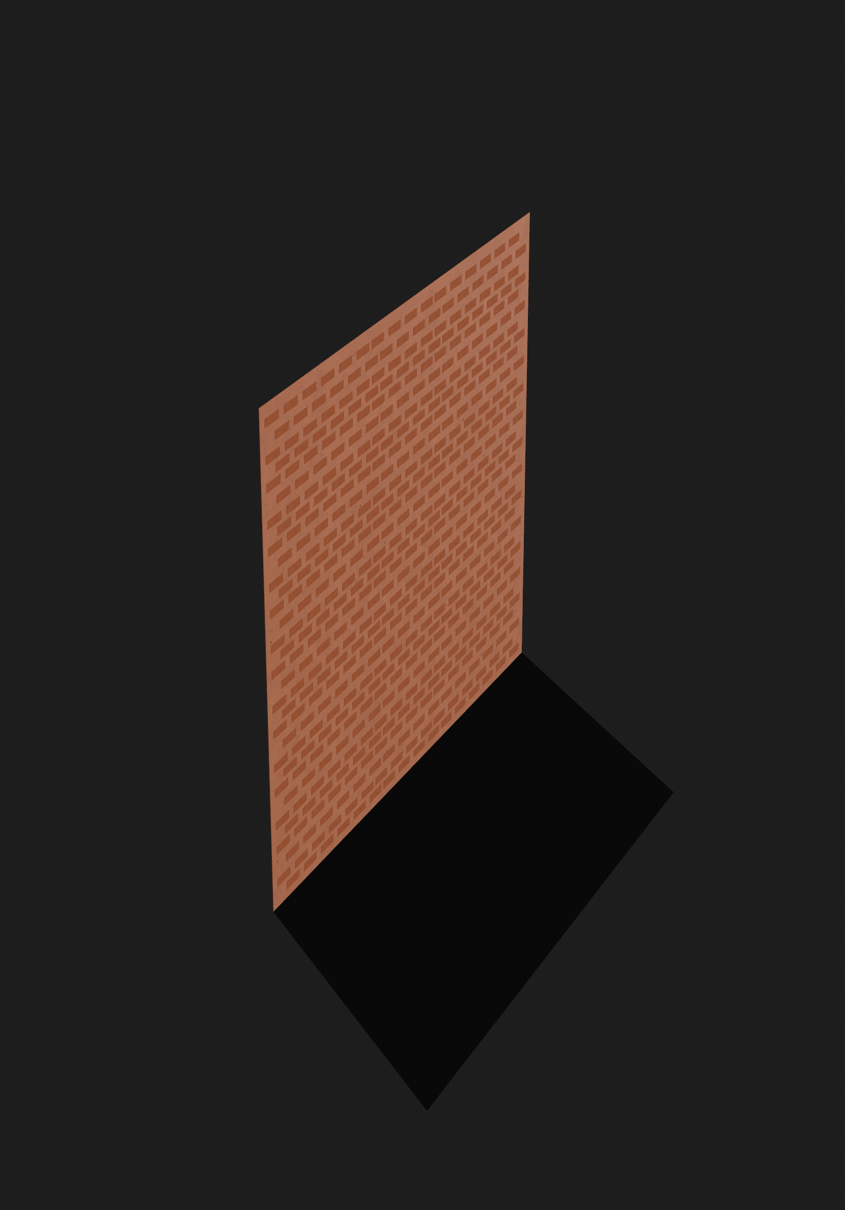 Brick Walk 3D Object 