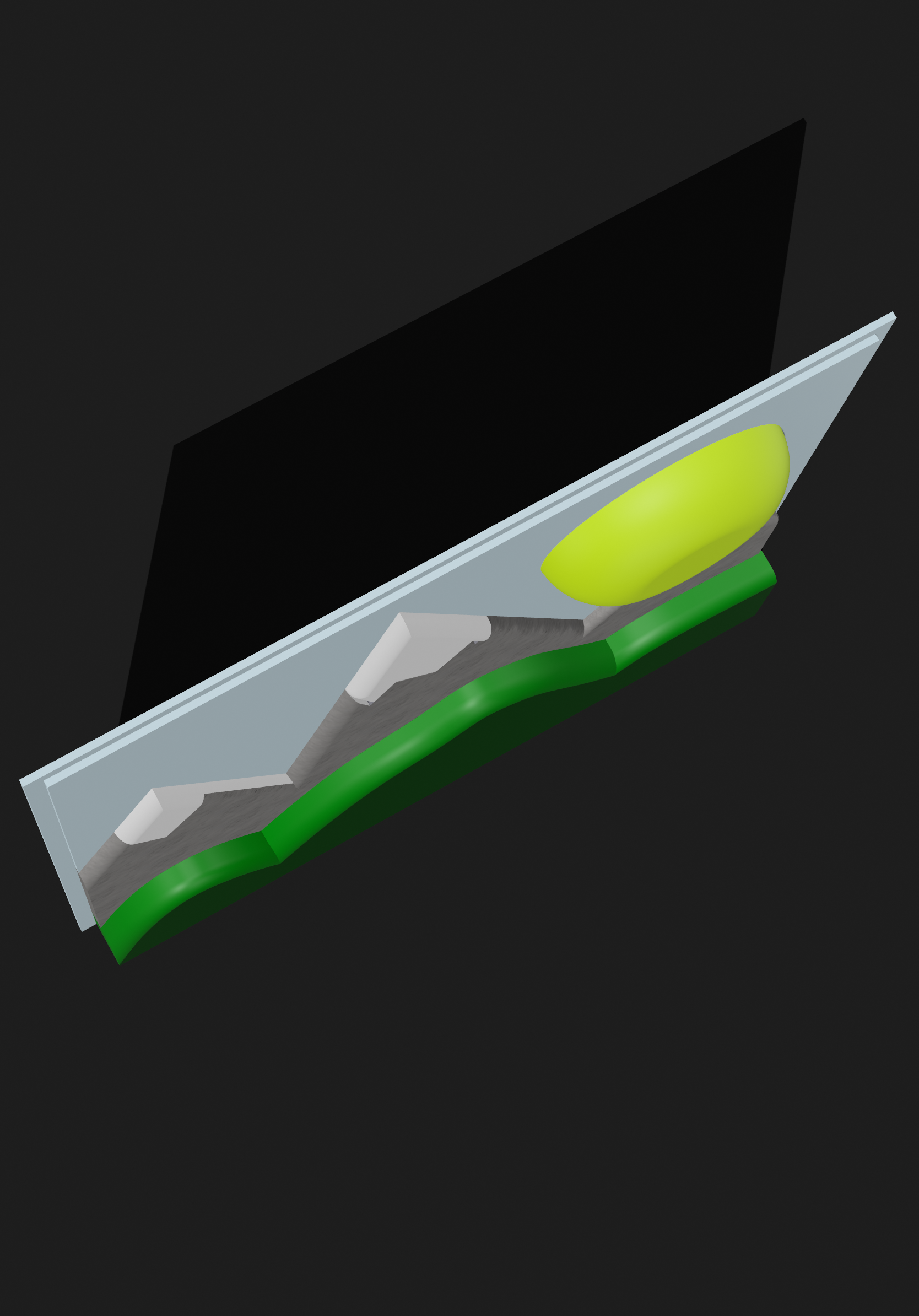 Mountain Sky Hills Background 3D Object