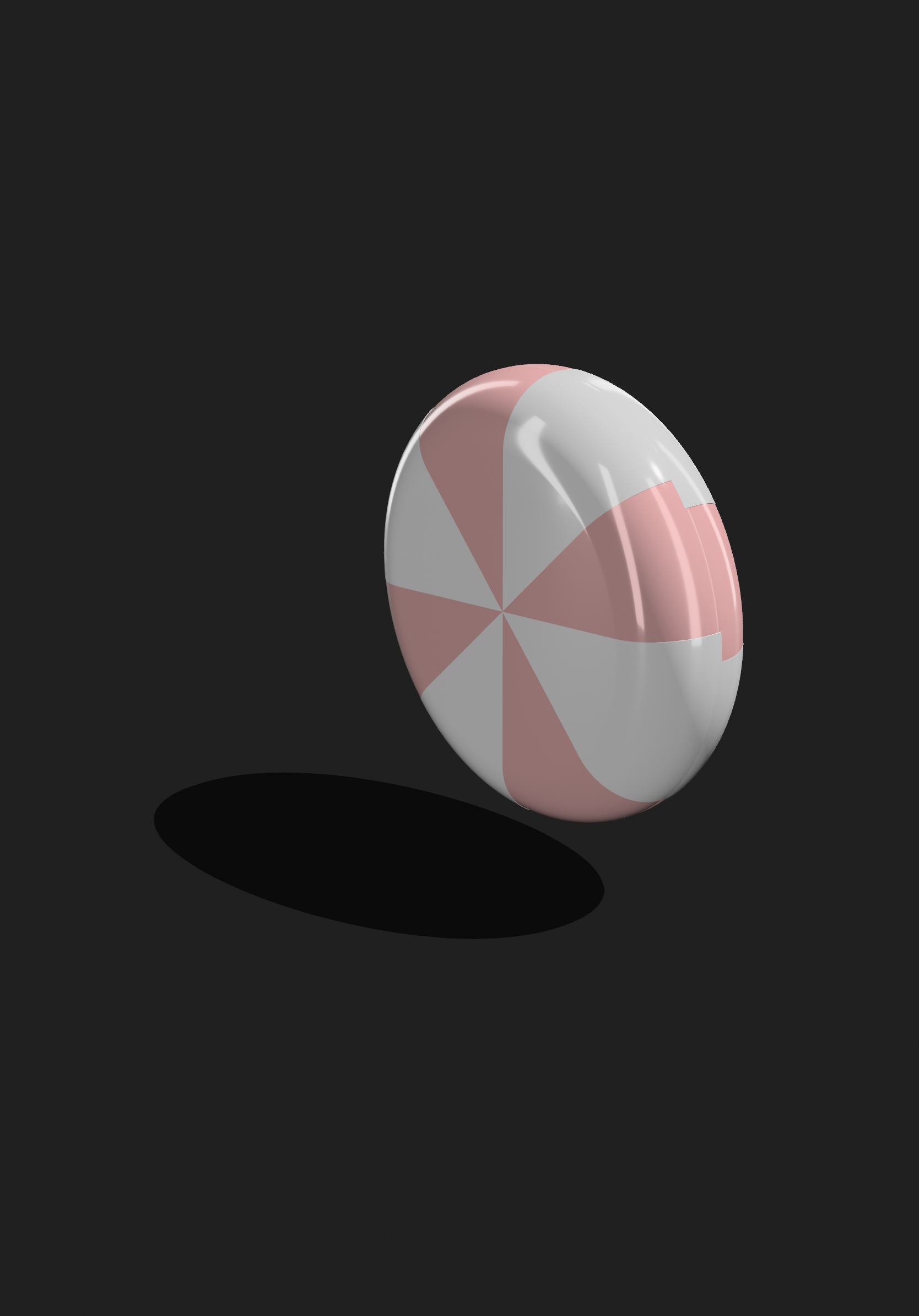 Candy Land Swirl Peppermint 3D Object