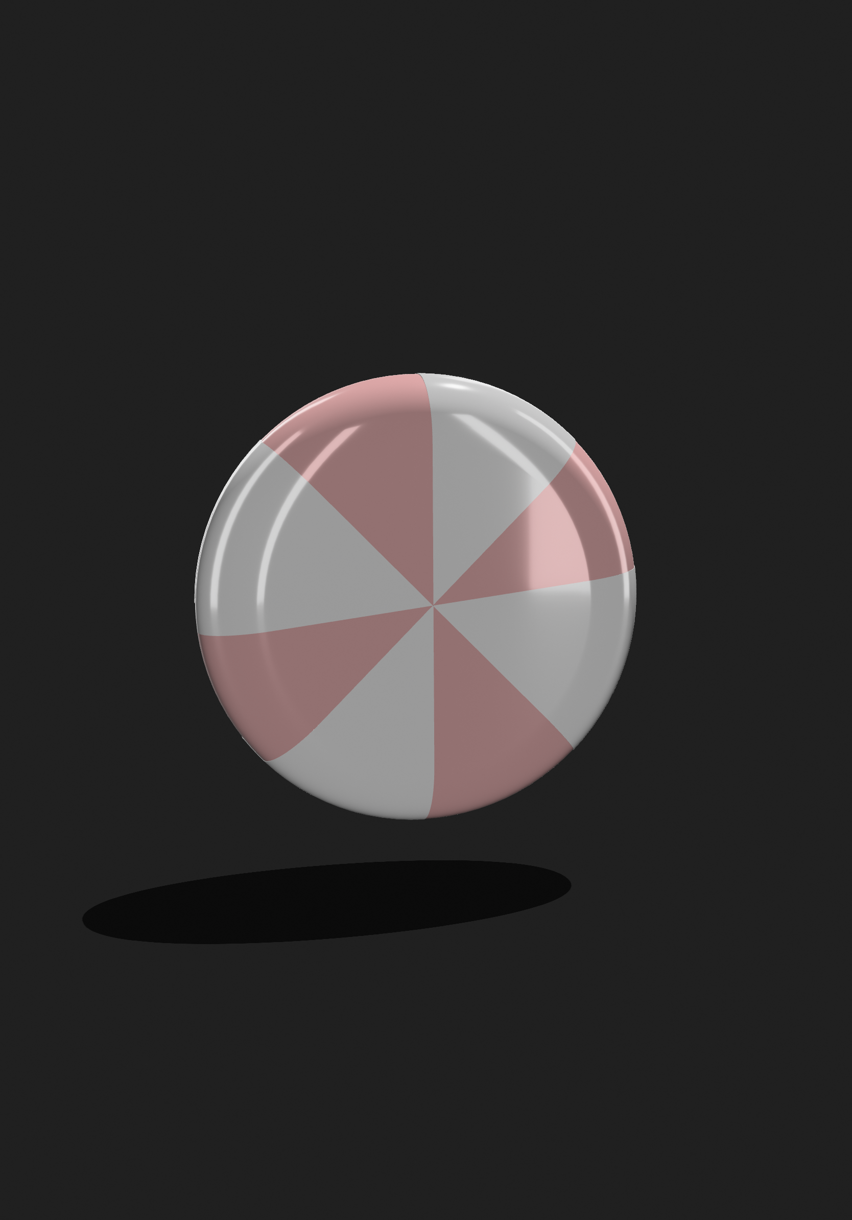 Candy Land Swirl Peppermint 3D Object