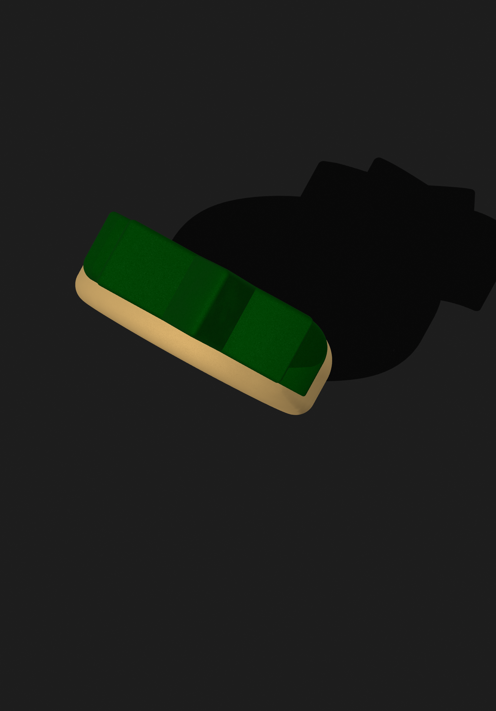 Pineapple Kawaii 3D Object