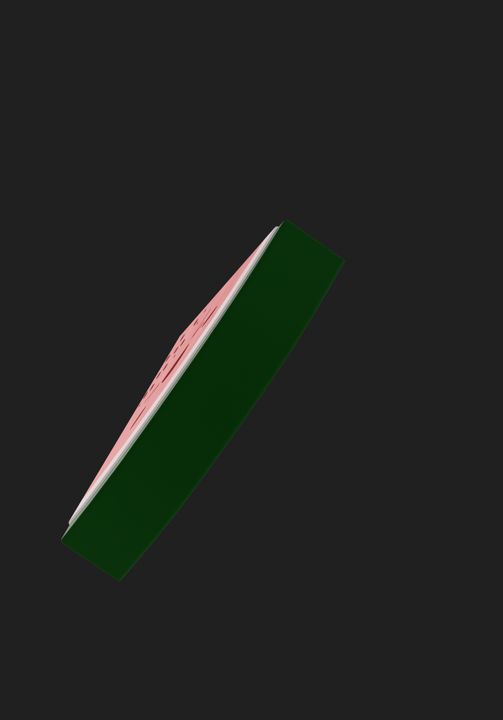 Watermelon Kawaii 3D Object