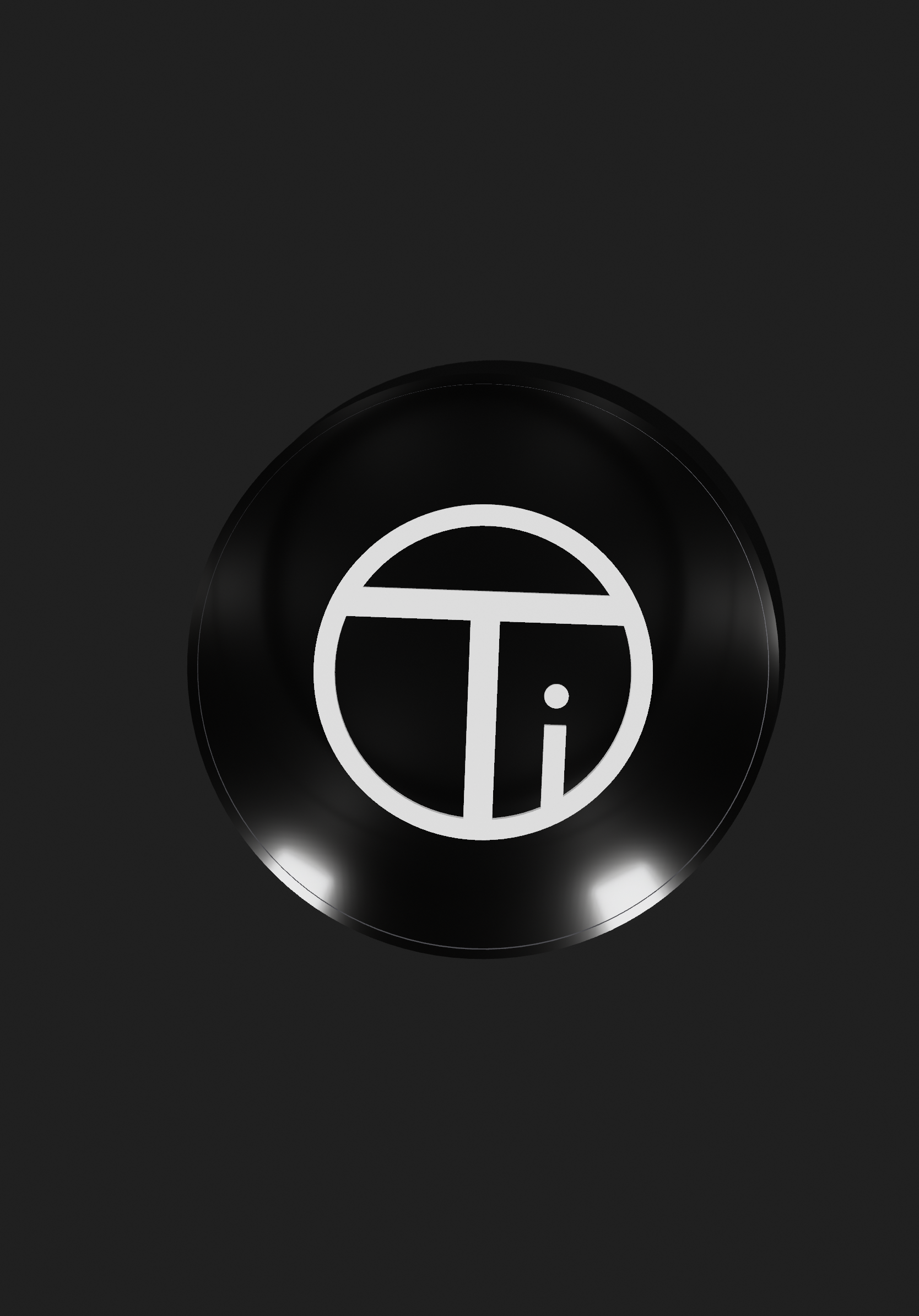 Virtual Reality 3D Logo Token