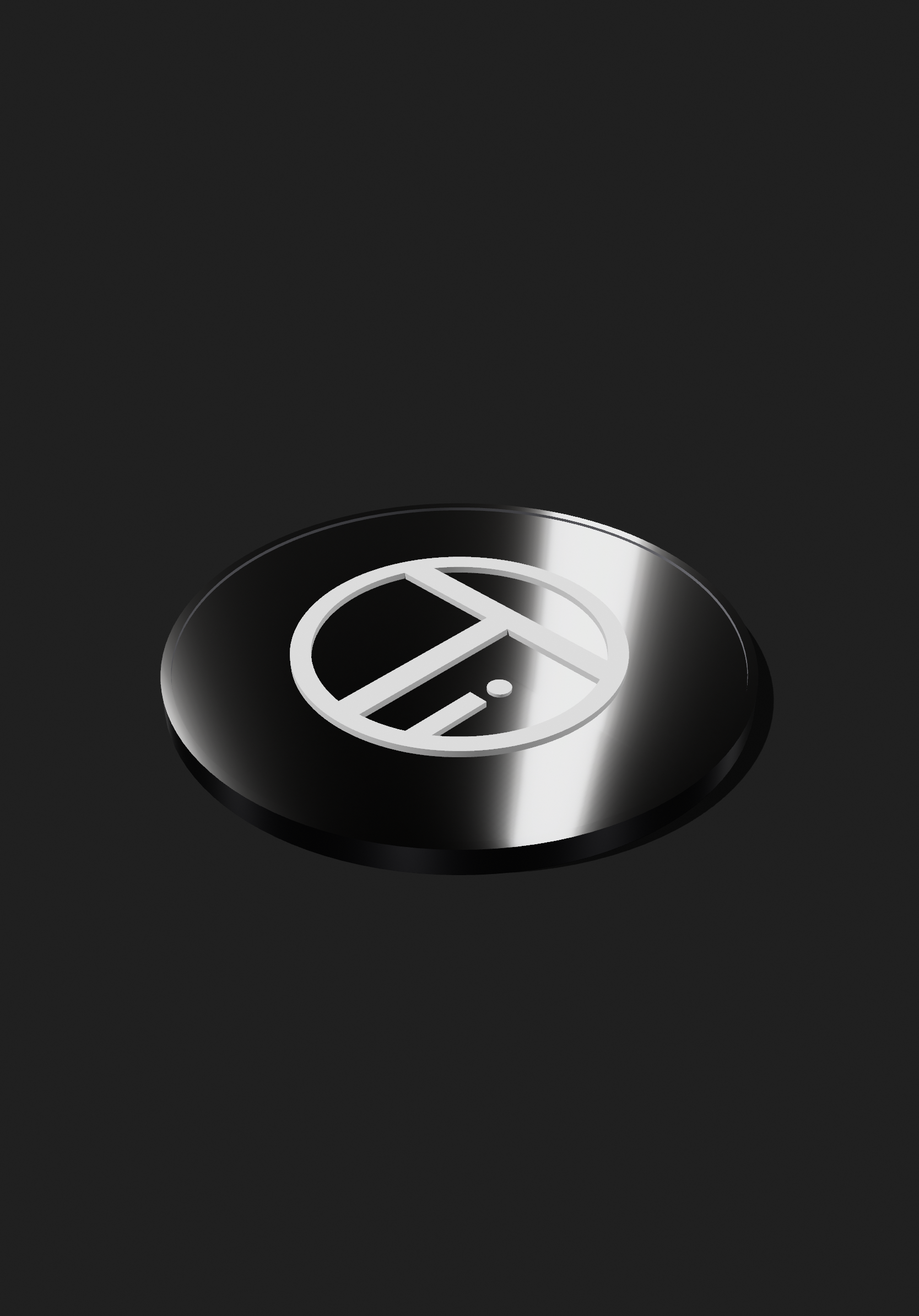 Virtual Reality 3D Logo Token