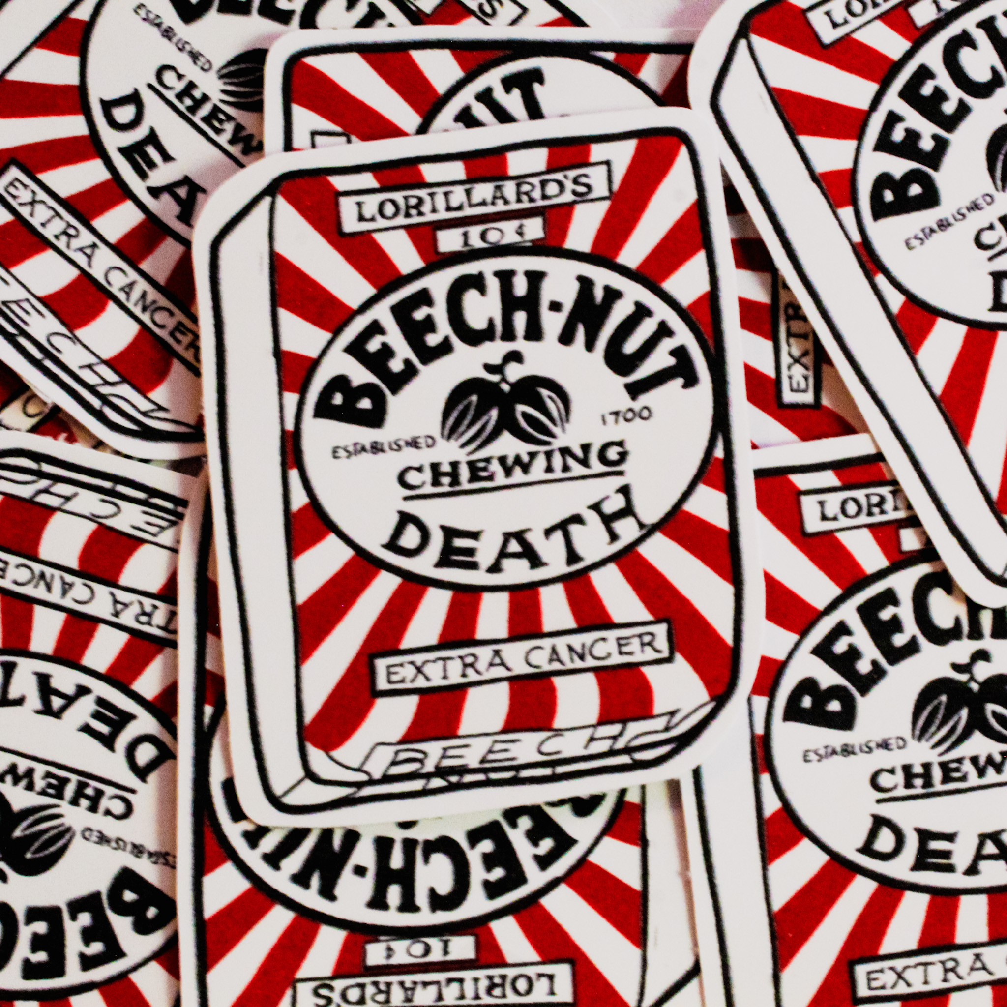 Beech-Nut Matte Vinyl Sticker