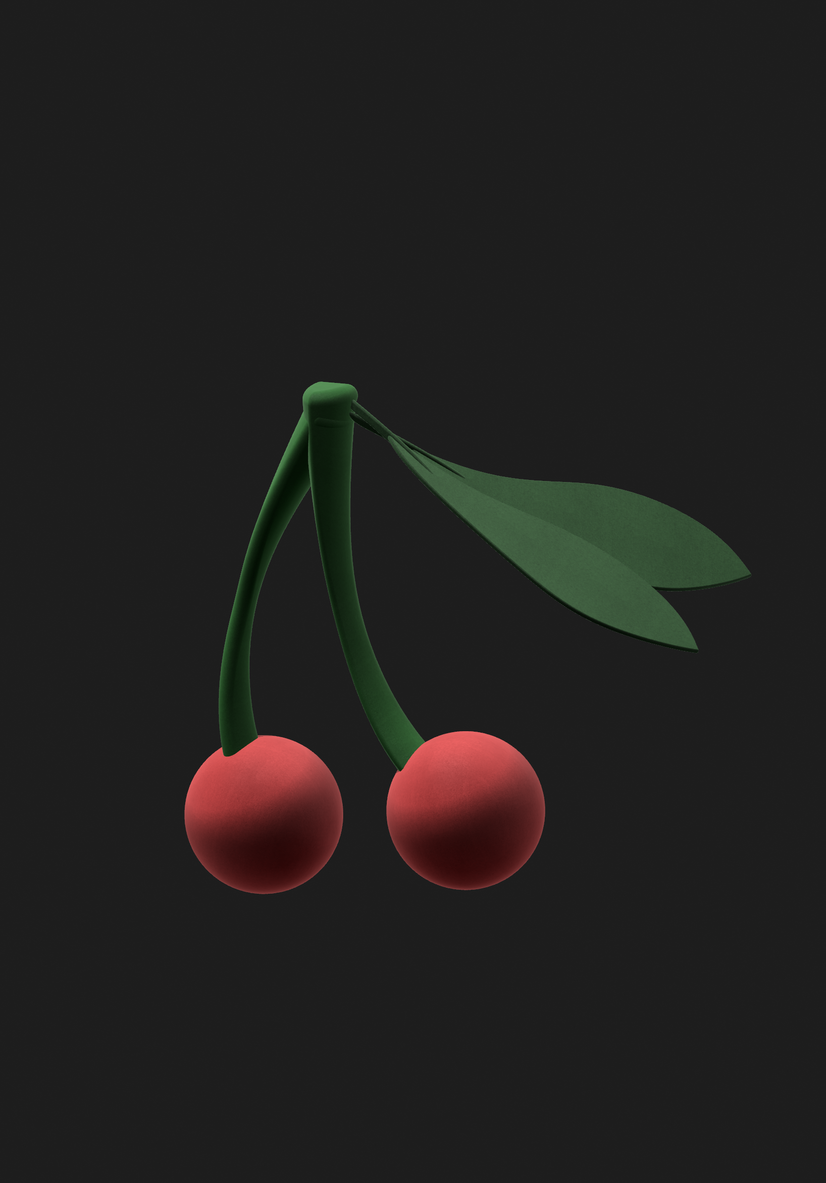 3D Virtual Cherries