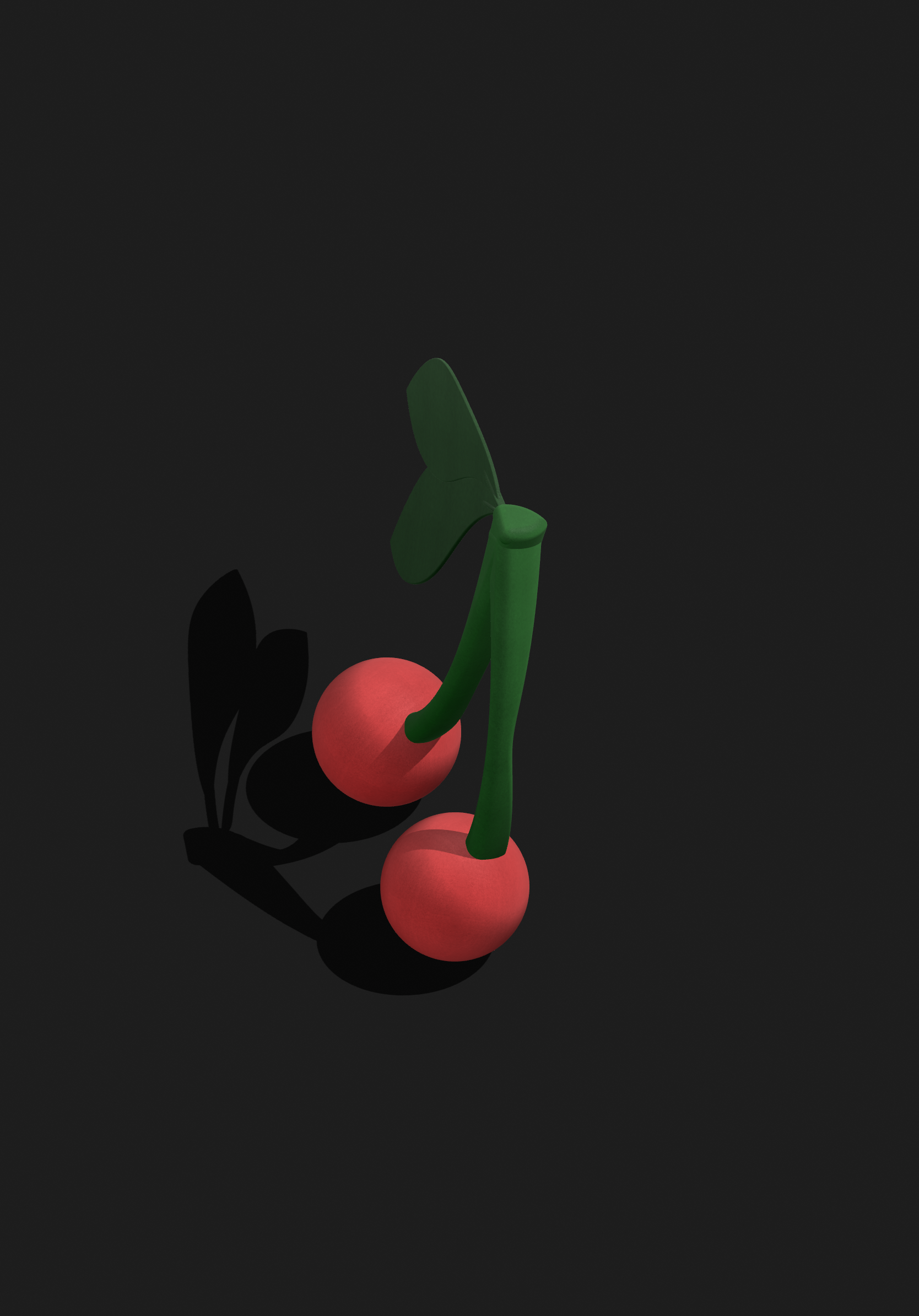 3D Virtual Cherries
