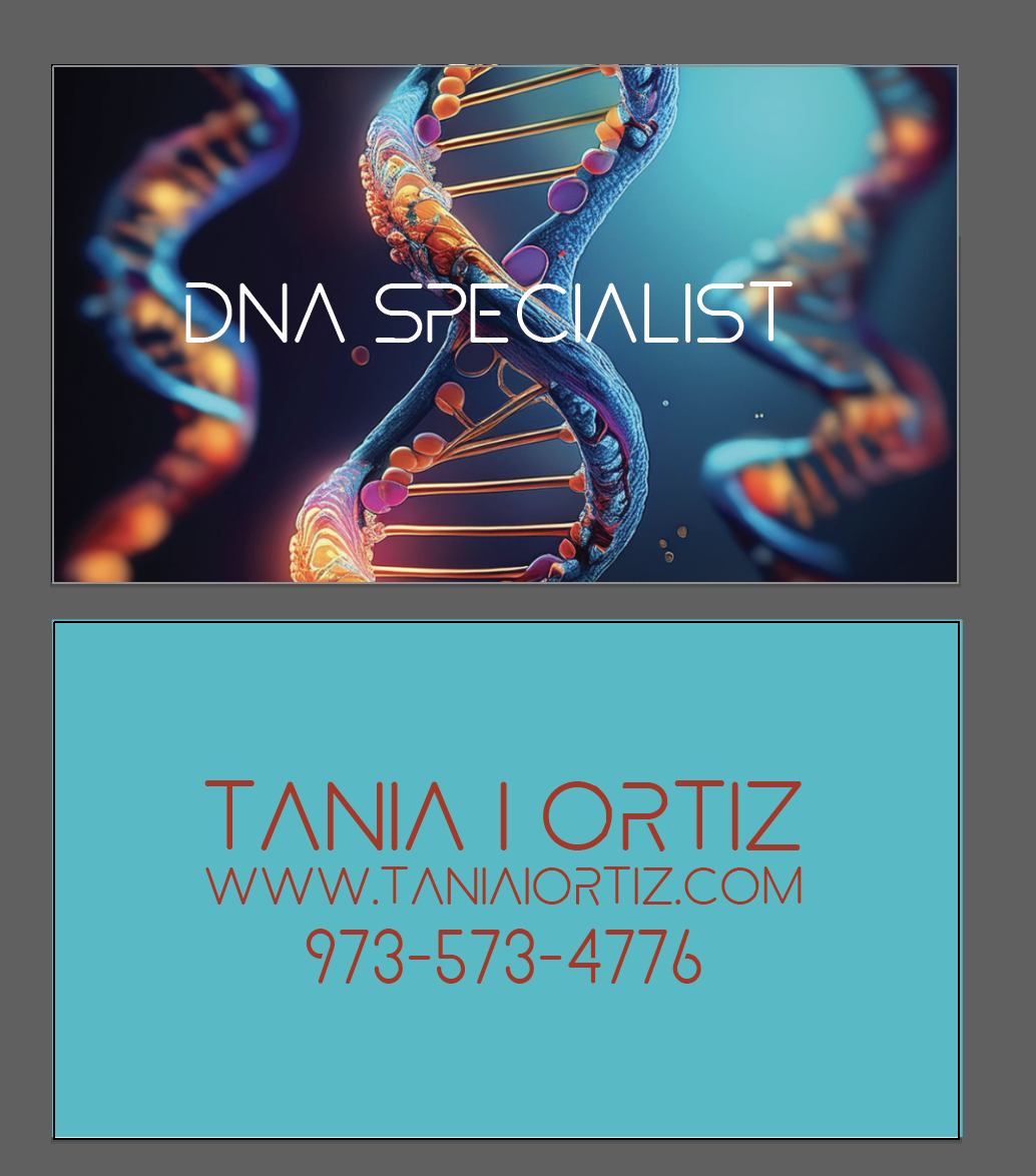 DNA Strand Genetics Lab Business Card