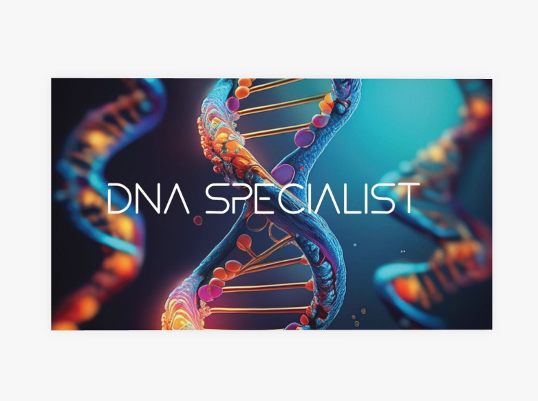 DNA Strand Genetics Lab Business Card