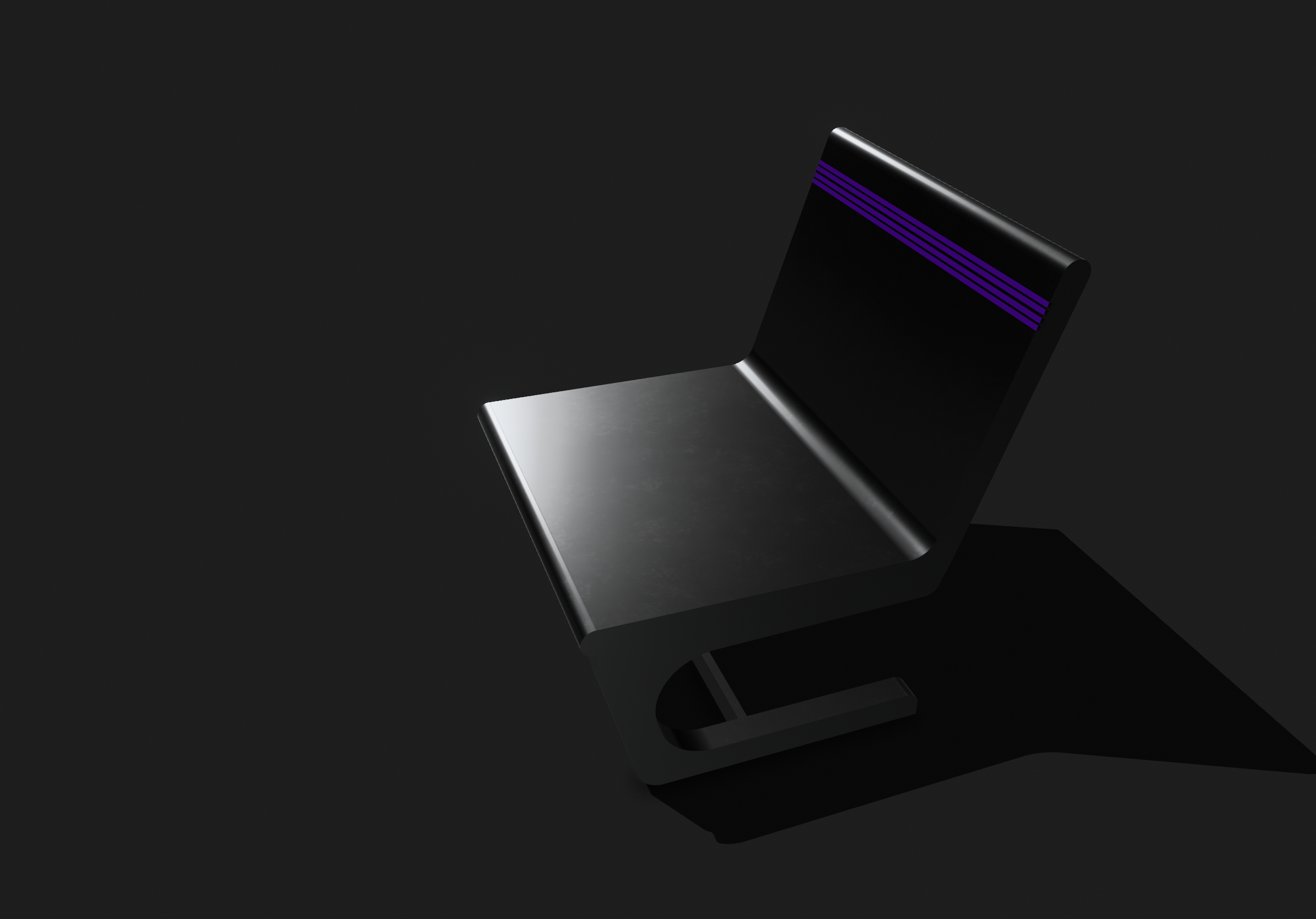 Futuristic Urban Asset Bench