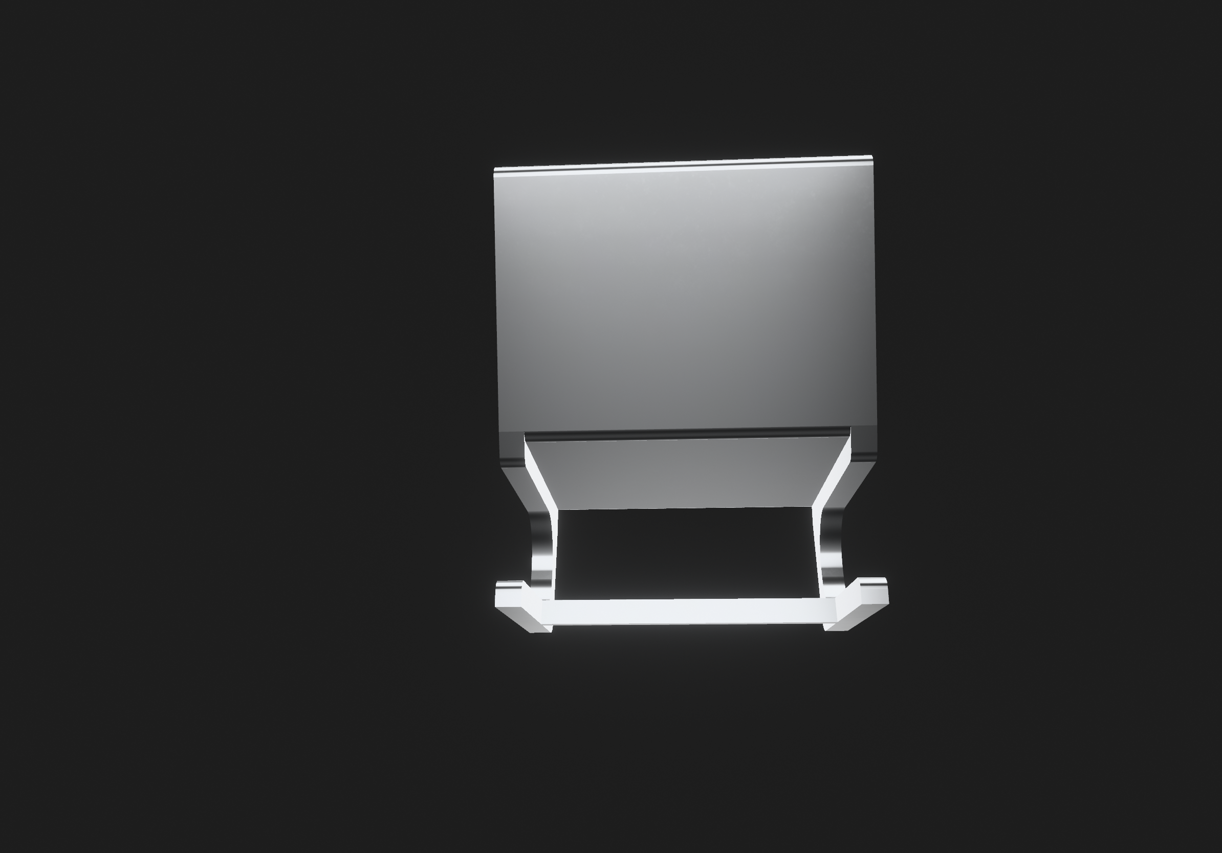 Futuristic Urban Asset Bench