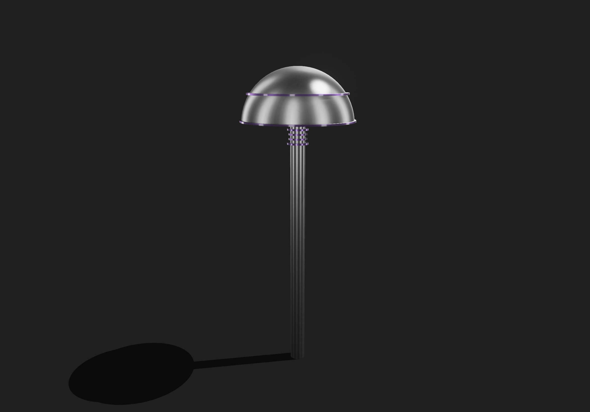 Futuristic Urban Asset Lamp Pole