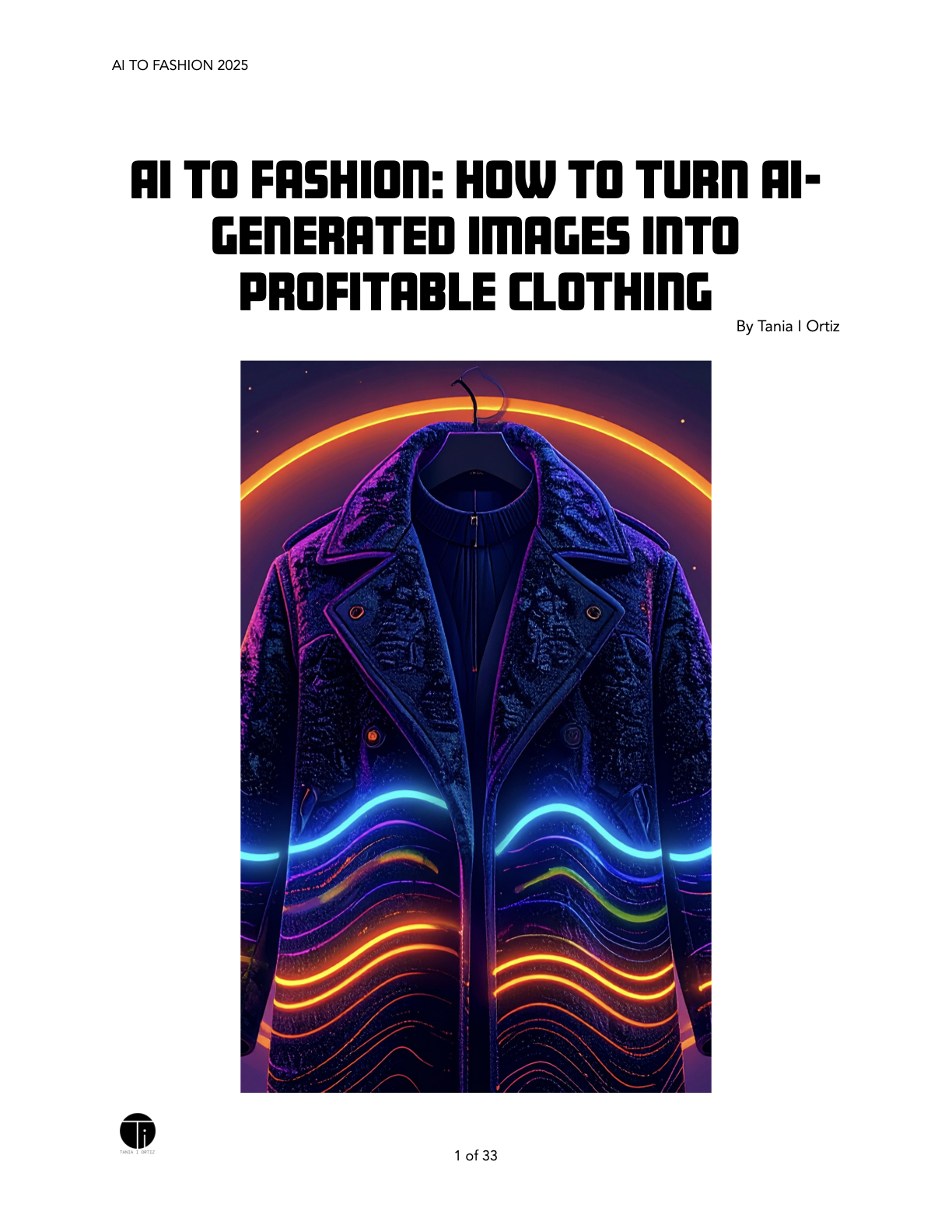 AI to Fashion eBook How to Turn Generated AI Images into Profitable Clothing