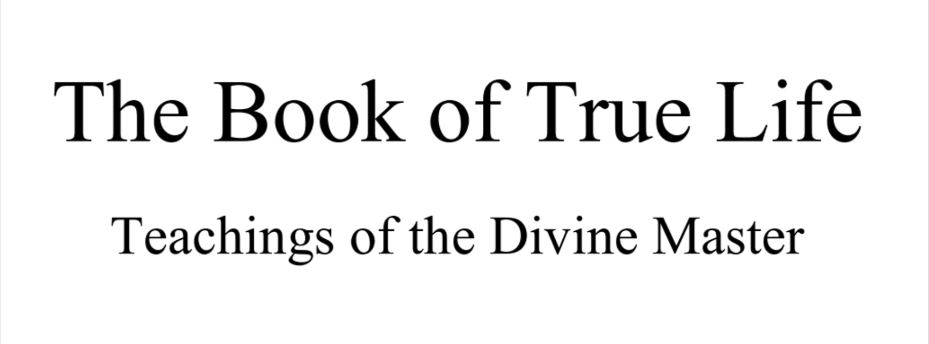 The Great Book of True Life (Letter Size)