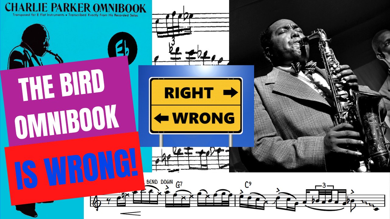 "Parker's Mood" Full ACCURATE Transcription Alto Sax Charlie "Bird" Parker