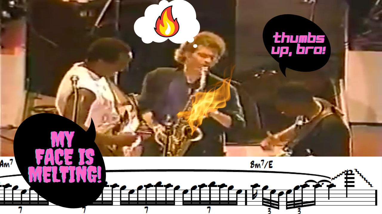 David Sanborn "Chicago Song" LIVE Full Transcription