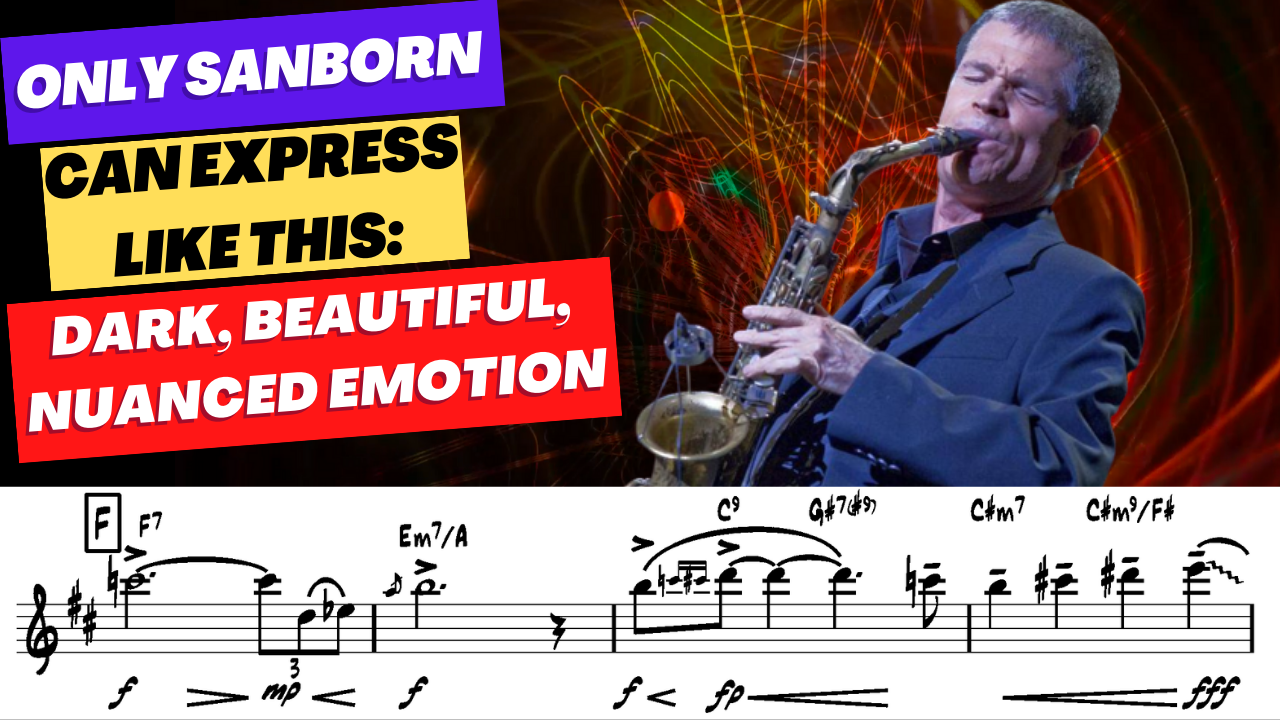 David Sanborn "Imogene" Full Premium Transcription