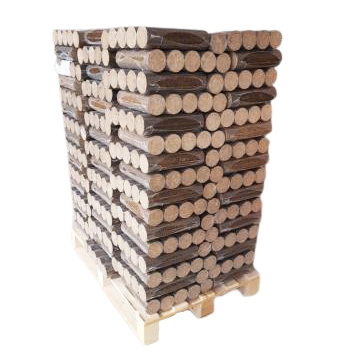 Palette de bûches densifiées 100% feuillus en LIVRAISON