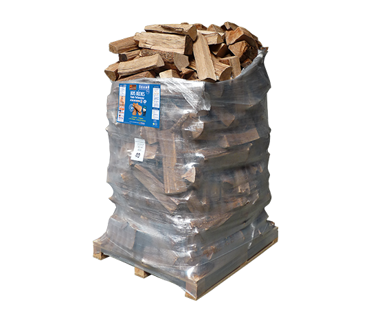 Bûches étuvées 40cm Woodstock Bois 1.85 stères en LIVRAISON