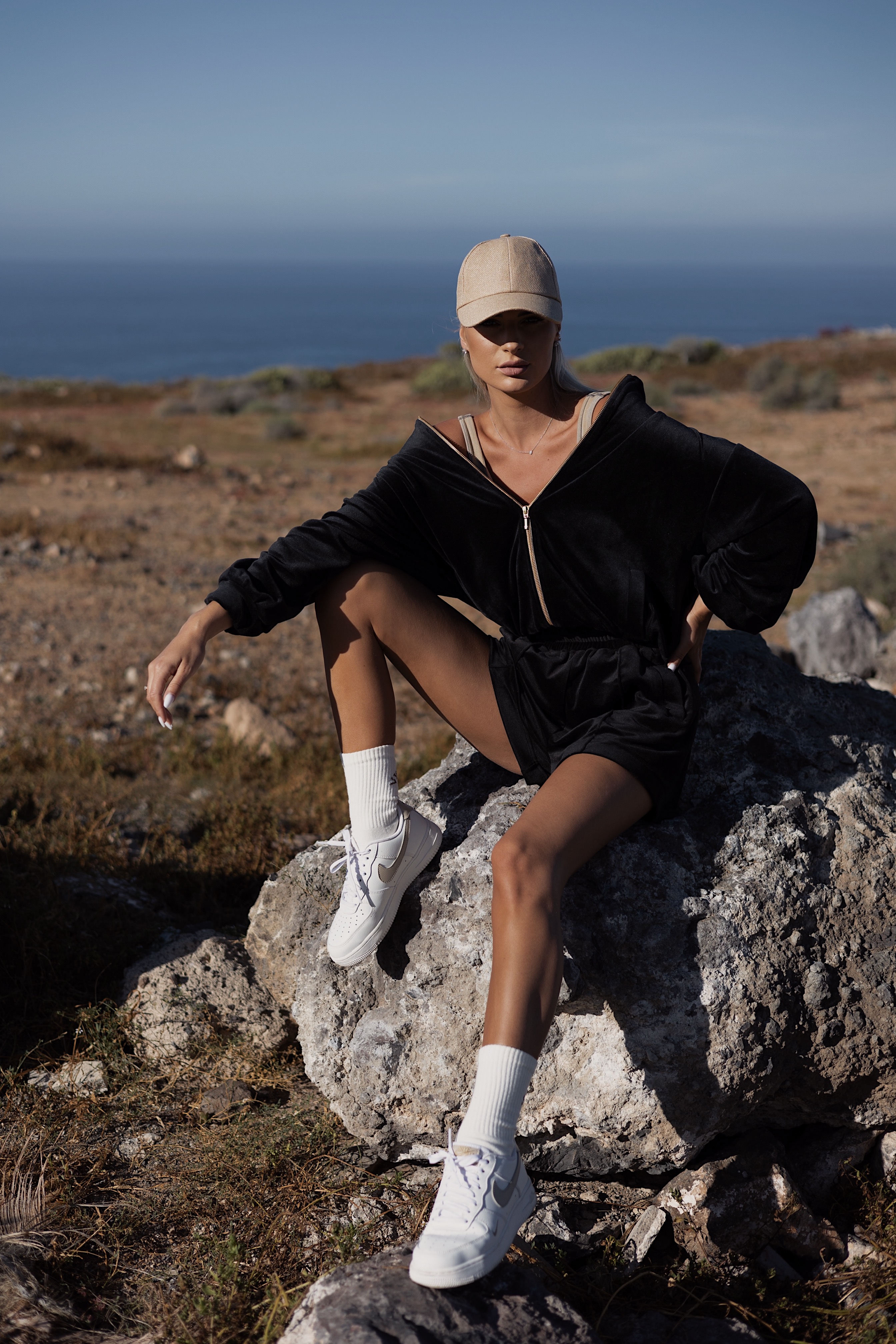 Black Set with Shorts