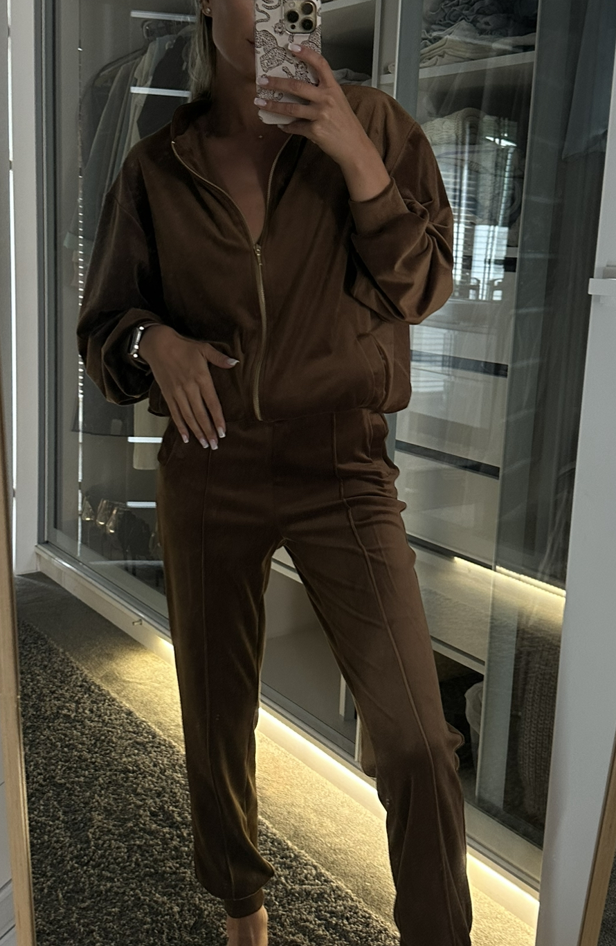 Chocolate Lounge Set narrow pants