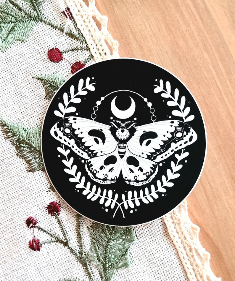 Moth Postcard & Sticker Pack
