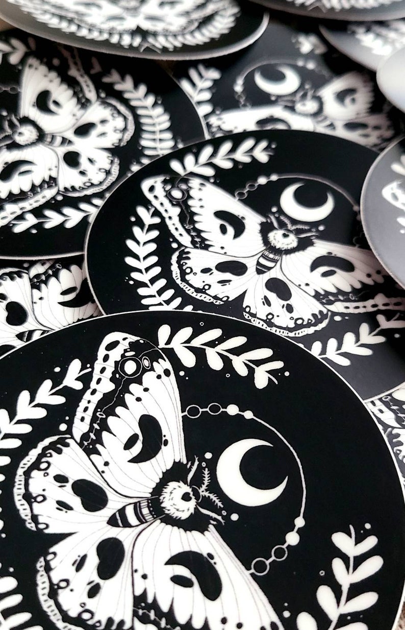 Moth Postcard & Sticker Pack