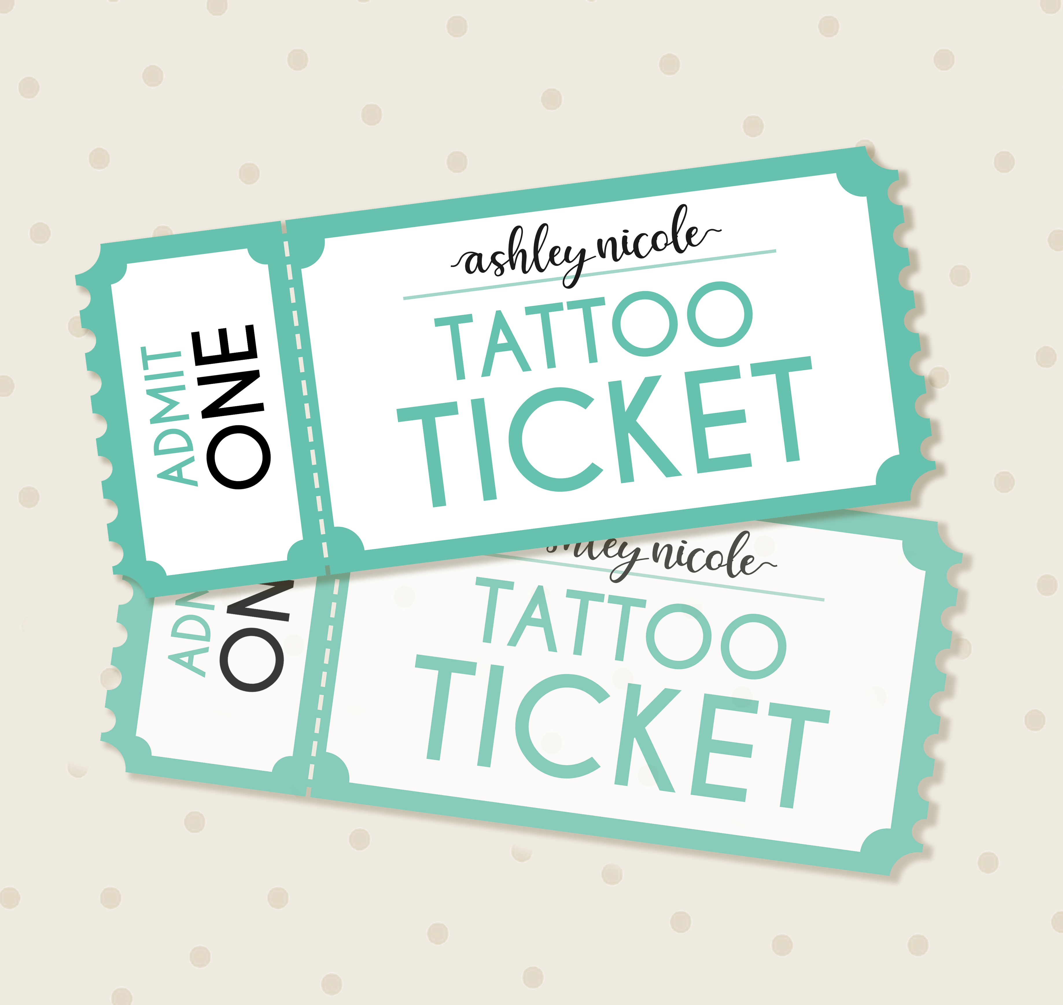 Tattoo Ticket