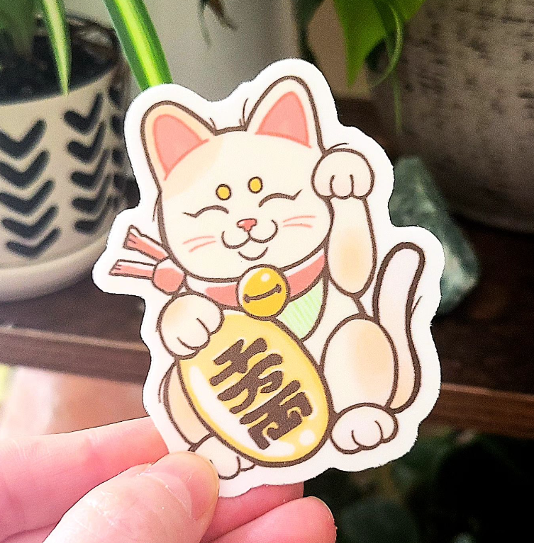 Maneki Neko Sticker