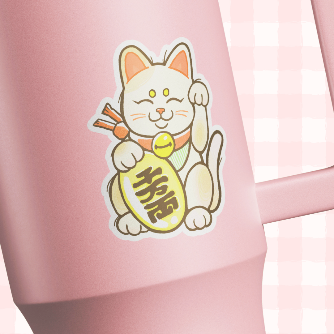 Maneki Neko Sticker