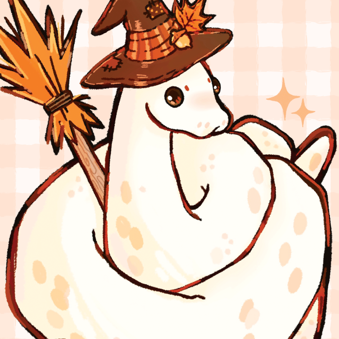 Glittery Wizard Snake Keychain