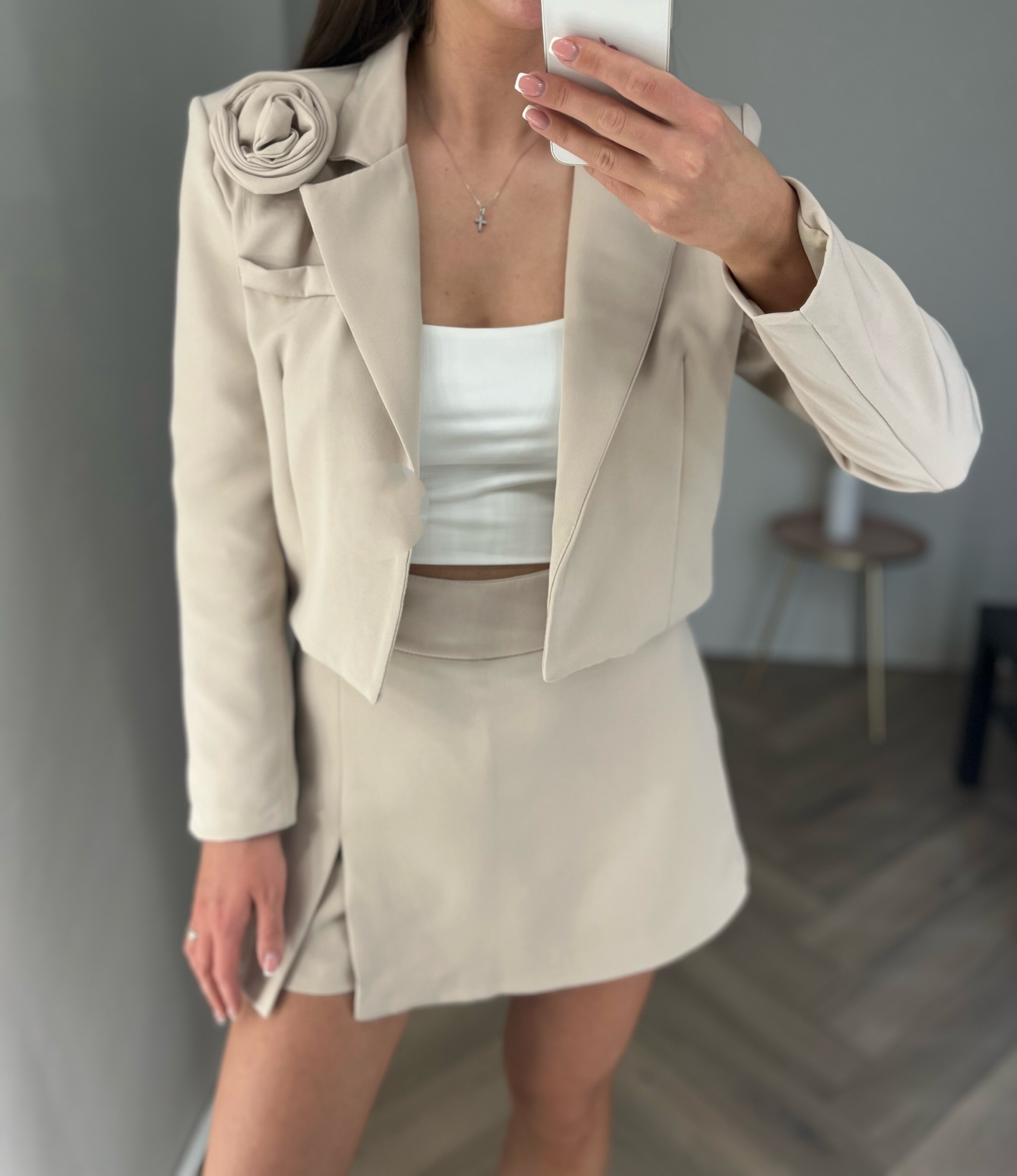 Smėlinis puošnus komplektas