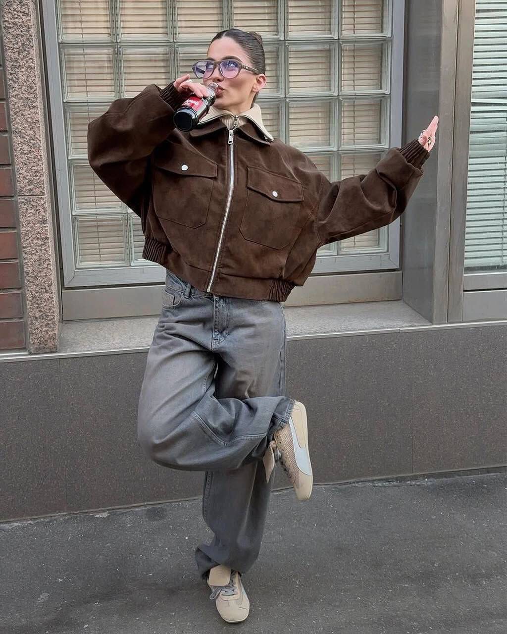 Eko zomšos striukė